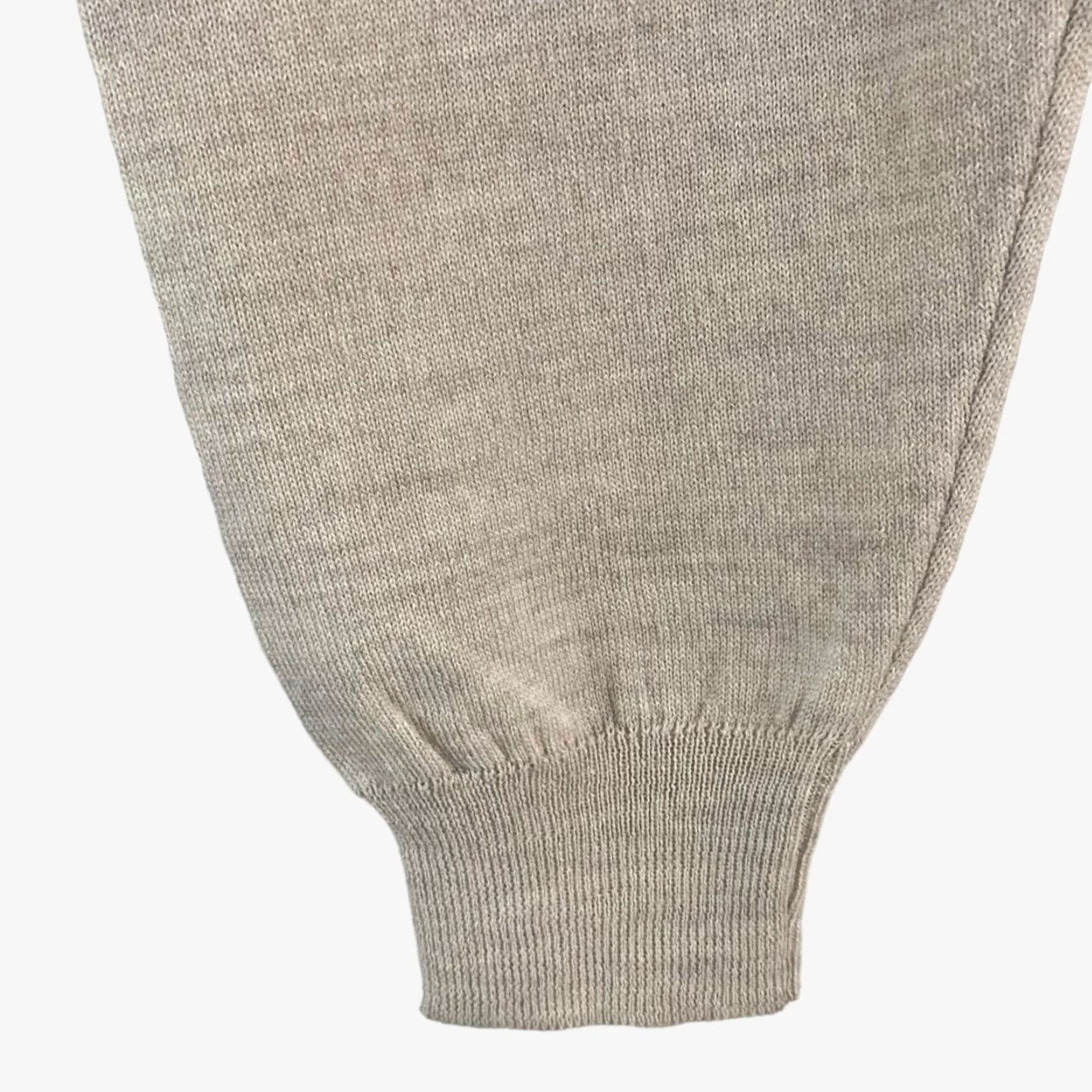 Vintage VINTAGE Vinci Collection Italian Wool Sweater Pullover Beige Men XXL Crewneck Knit 100% Wool Autumn Winter 2XL Mens Size US XXL / EU 58 / 5 - 7 Thumbnail