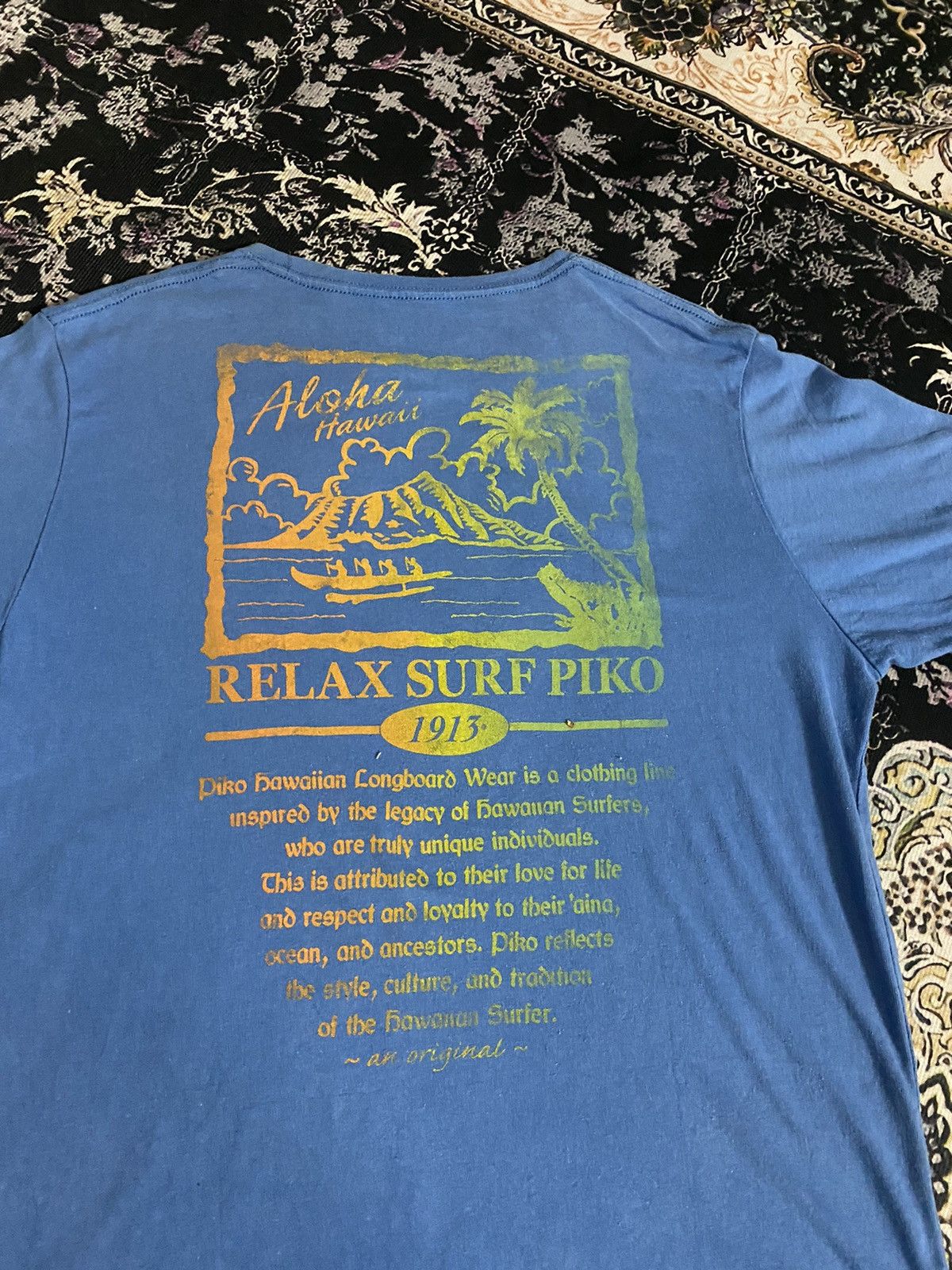 Japanese Brand Y2k Hawai piko surf screen front and backhit 🚀 Size US M / EU 48-50 / 2 - 5 Thumbnail