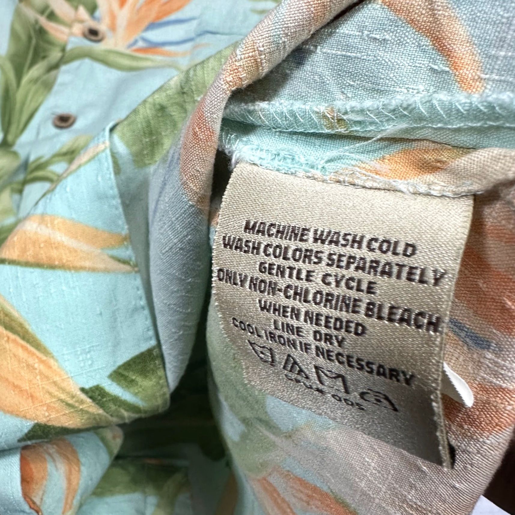 Vintage Jamaica Jaxx Mens Silk Short Sleeve Button-Up Hawaiian Shirt Sz L Green Floral Size US L / EU 52-54 / 3 - 7 Thumbnail