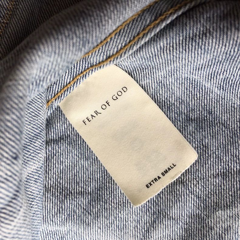 Fear of God Fear of God 5th pull water ripple denim jacket Size US S / EU 44-46 / 1 - 4 Thumbnail