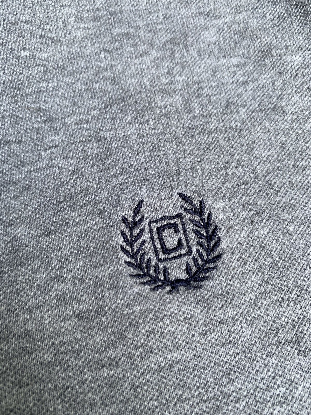Chaps by Ralph Lauren Grey Iconic Small Logo Halfzip Shirt