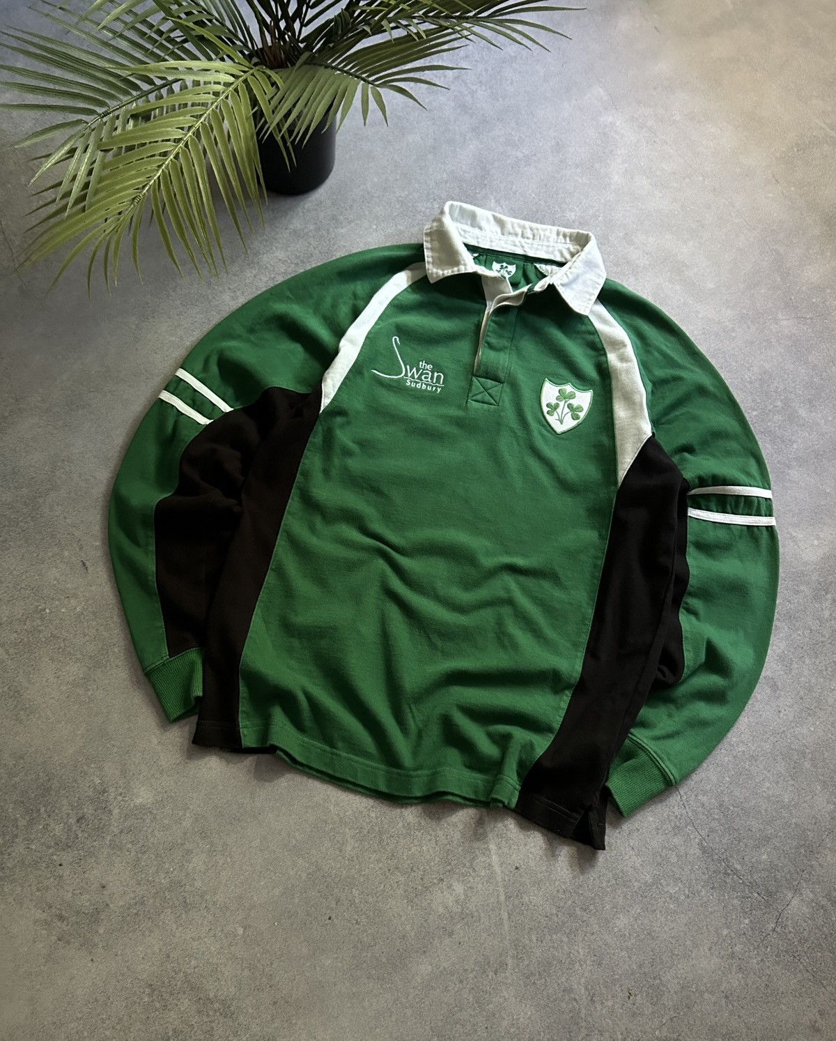 Sterling Ruby Vintage Ireland Rugby 🇮🇪🏉 jersey mens size S Size US S / EU 44-46 / 1 - 1 Thumbnail