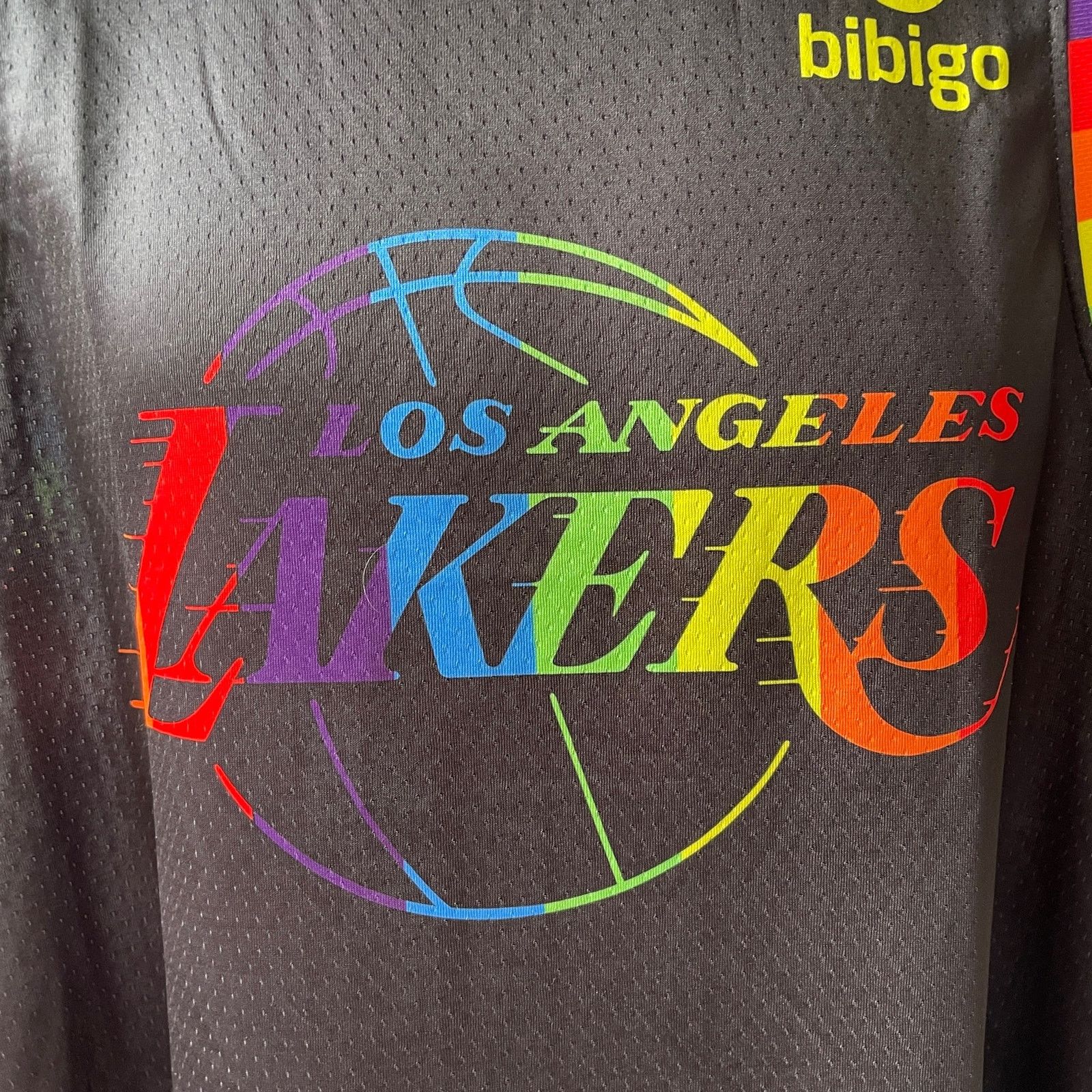 NBA LA Lakers NBA Pride Night LGBTQIA Rainbow Jersey Size Large Size US L / EU 52-54 / 3 - 2 Thumbnail