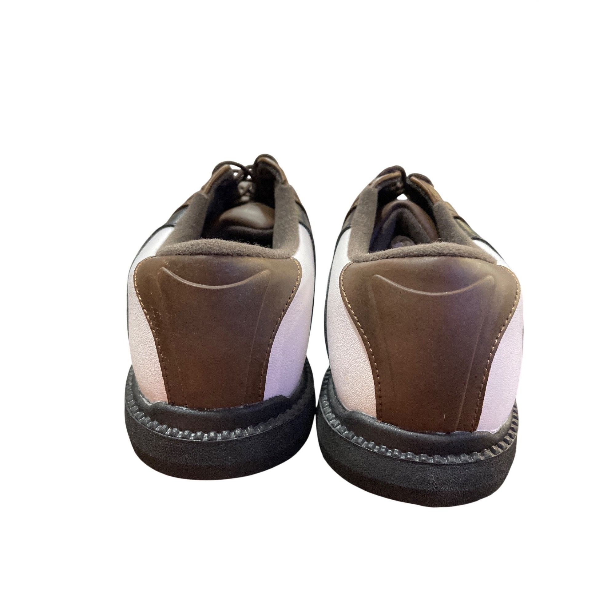 Footjoy Foot Joy mens white brown leather rubber golf shoes sneakers Size US 8.5 / EU 41-42 - 12 Thumbnail
