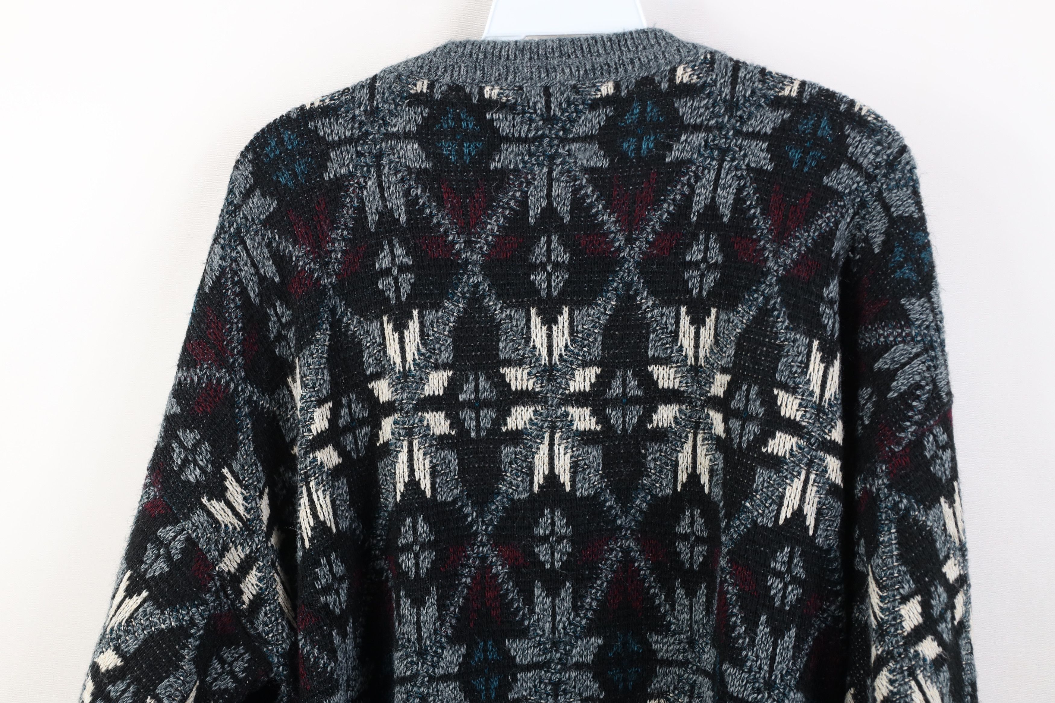 Vintage Vintage 90s Streetwear Knit Crewneck Sweater Acrylic USA Size US L / EU 52-54 / 3 - 9 Thumbnail
