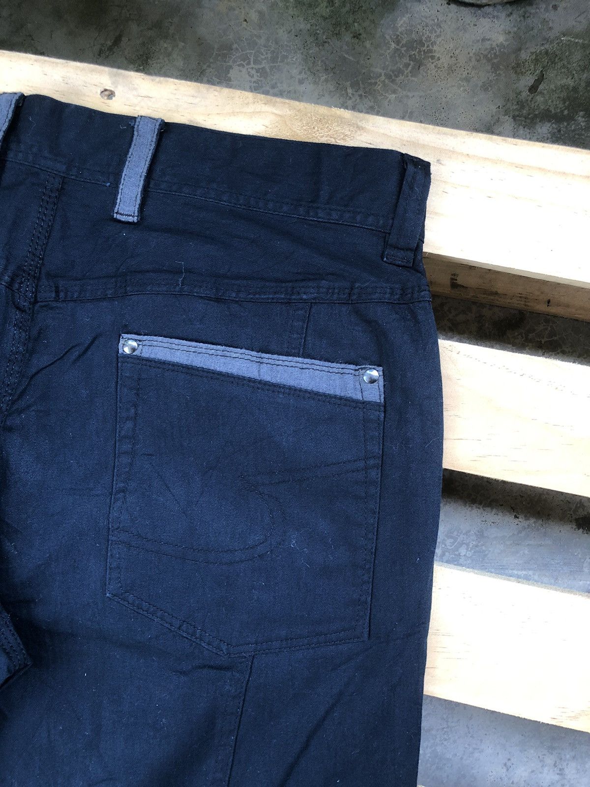 Japanese Brand × Vintage × semanticdesign Vintage Japanese Brands Semantic Design Black Pants Size US 34 / EU 50 - 14 Thumbnail