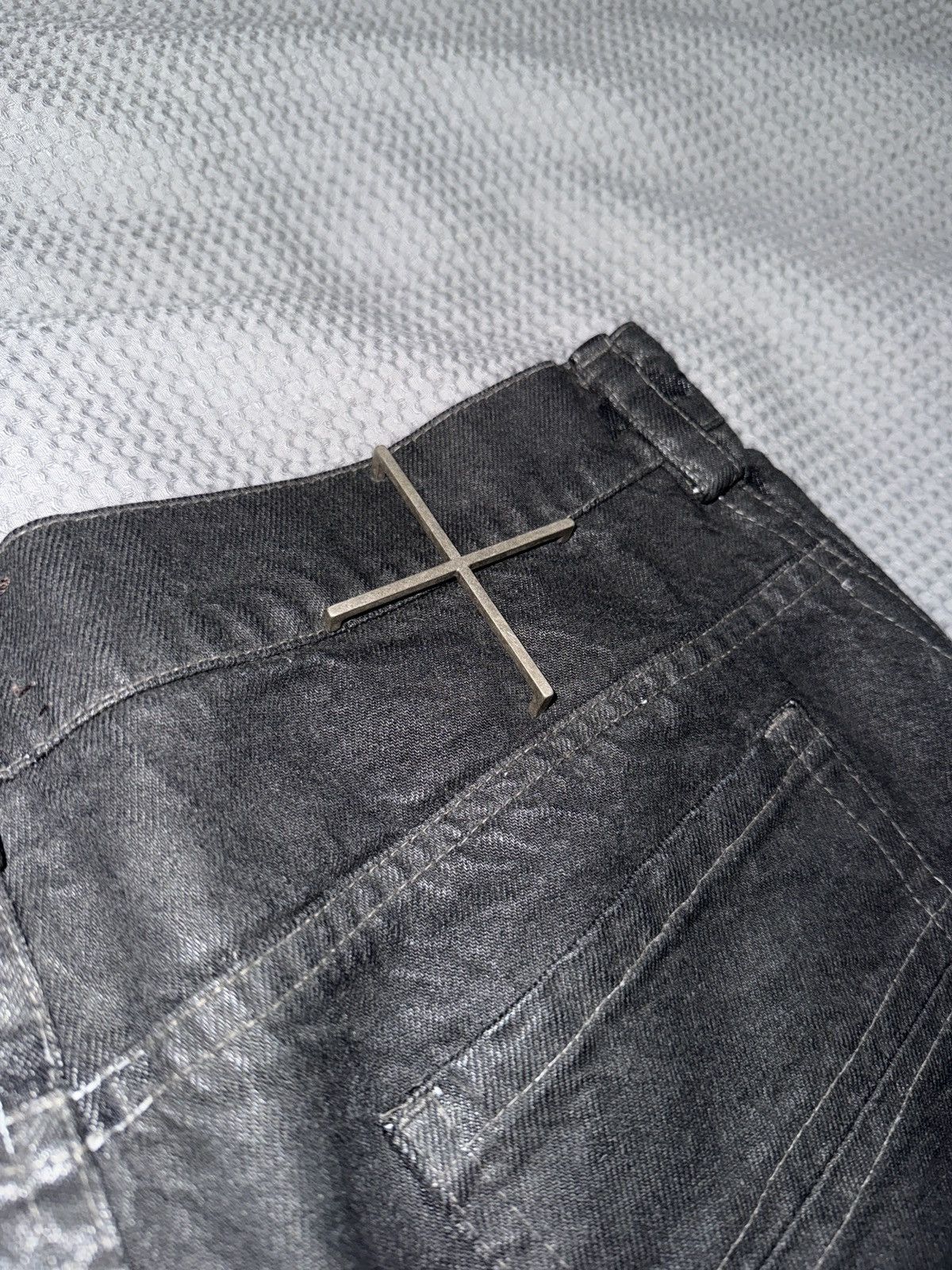 SHINE LUXURY SHINELUXURY „Morgenstar“ Inserted Flared Denim Size US 32 / EU 48 - 4 Thumbnail