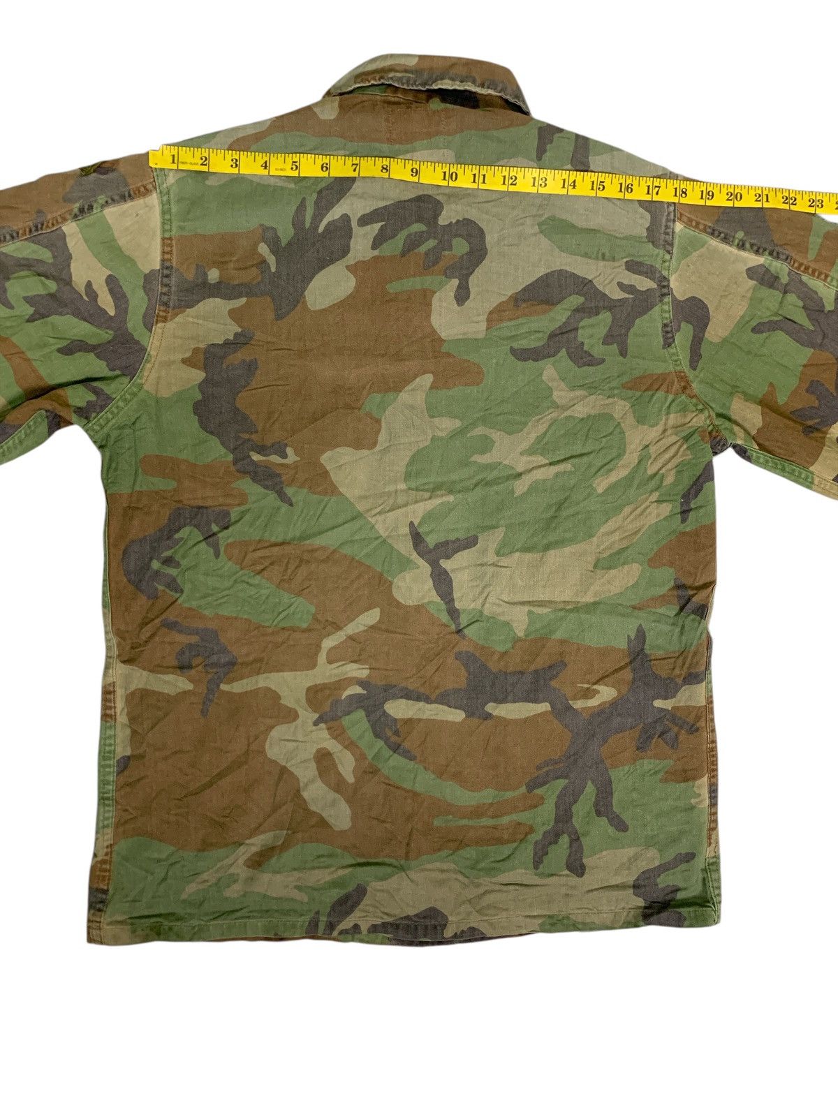 Other Rare Design Vintage U.S. Army (BDU) Woodland Camo Shirt Size L / US 10 / IT 46 - 9 Thumbnail