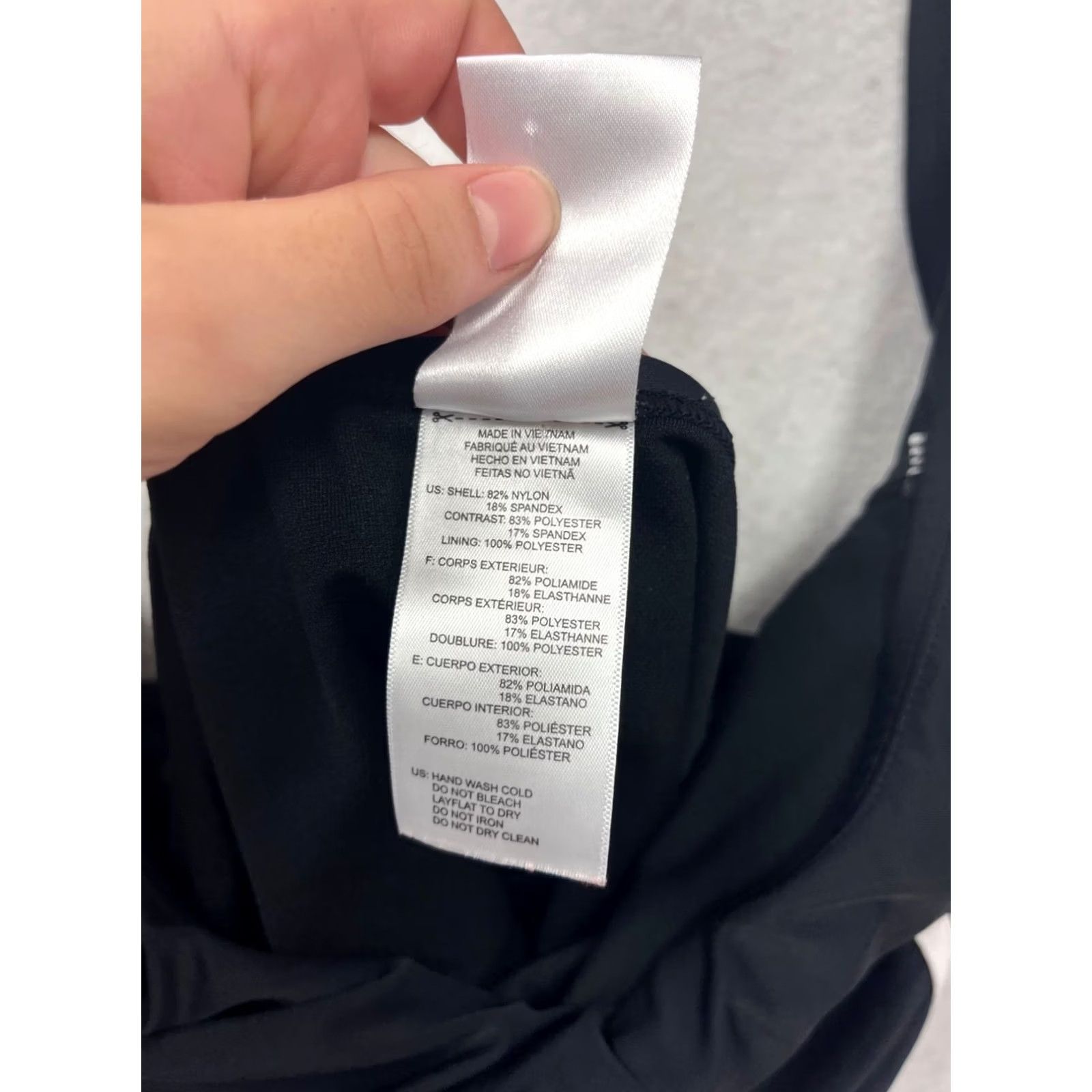 Adidas Adidas One Piece Swimsuit Black White Striped Logo Womens L Size ONE SIZE - 4 Thumbnail