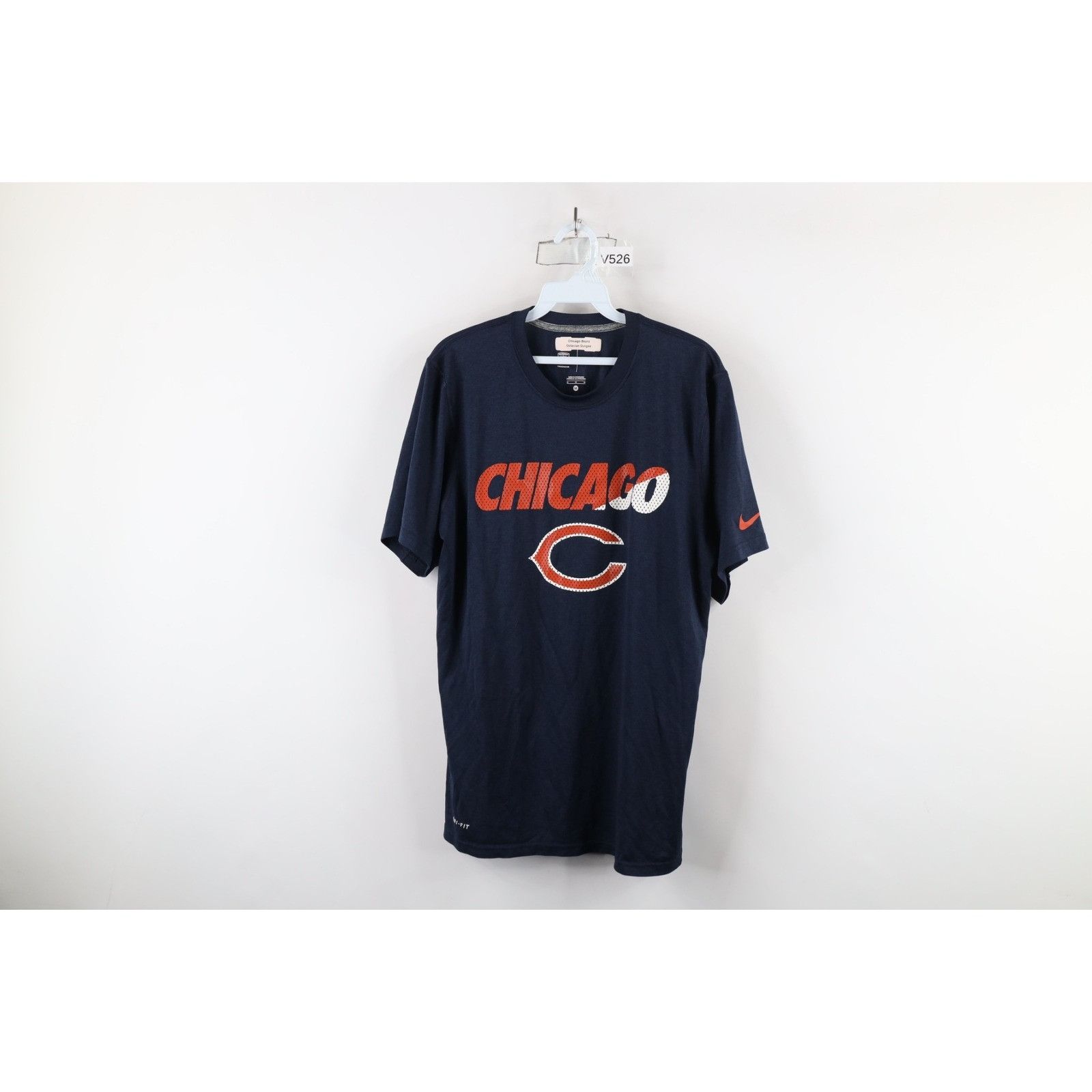 Nike Nike NFL Training Team Issued Chicago Bears Football T-Shirt Size US M / EU 48-50 / 2 - 1 Thumbnail