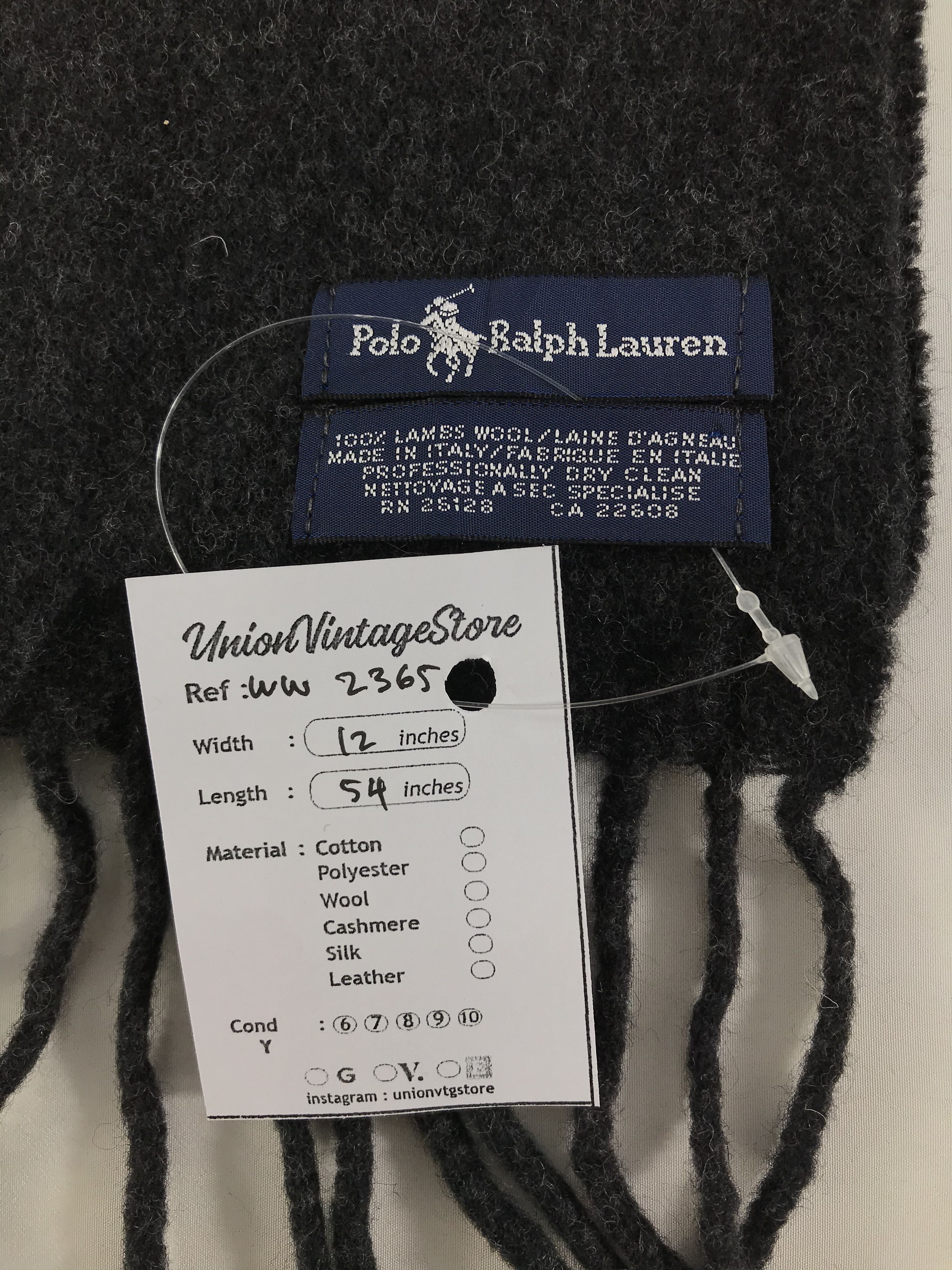 Polo Ralph Lauren × Vintage Polo Ralph Lauren Scarf / Muffler / Neckwear - WW2365 Size ONE SIZE - 5 Thumbnail