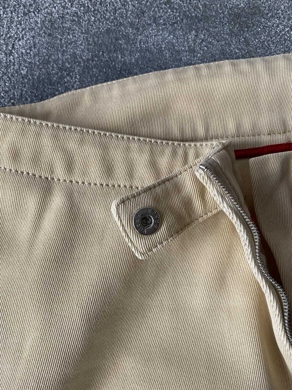 Prada 2000’s Prada Biker Casual Pants Vintage Women Cream 40 Size 40" / US 18 - 11 Thumbnail