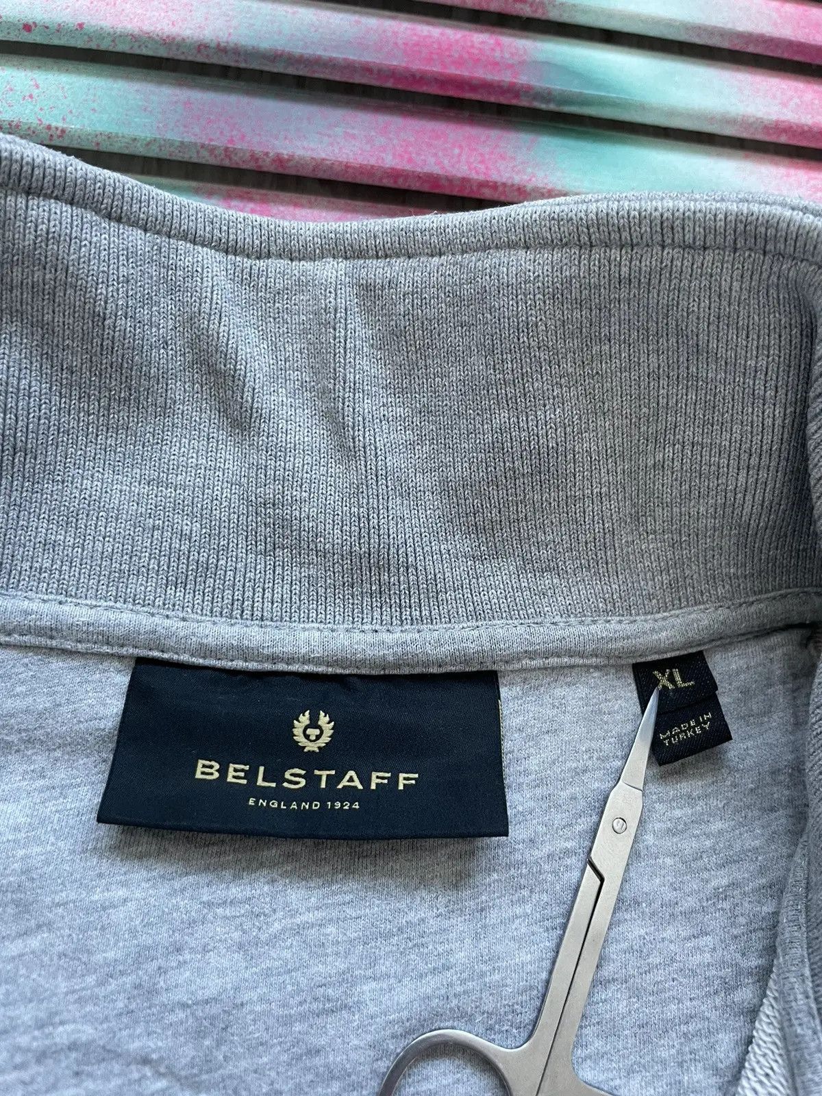 Belstaff BELSTAFF BIKER Half Zip Sweatshirt Size US M / EU 48-50 / 2 - 2 Thumbnail