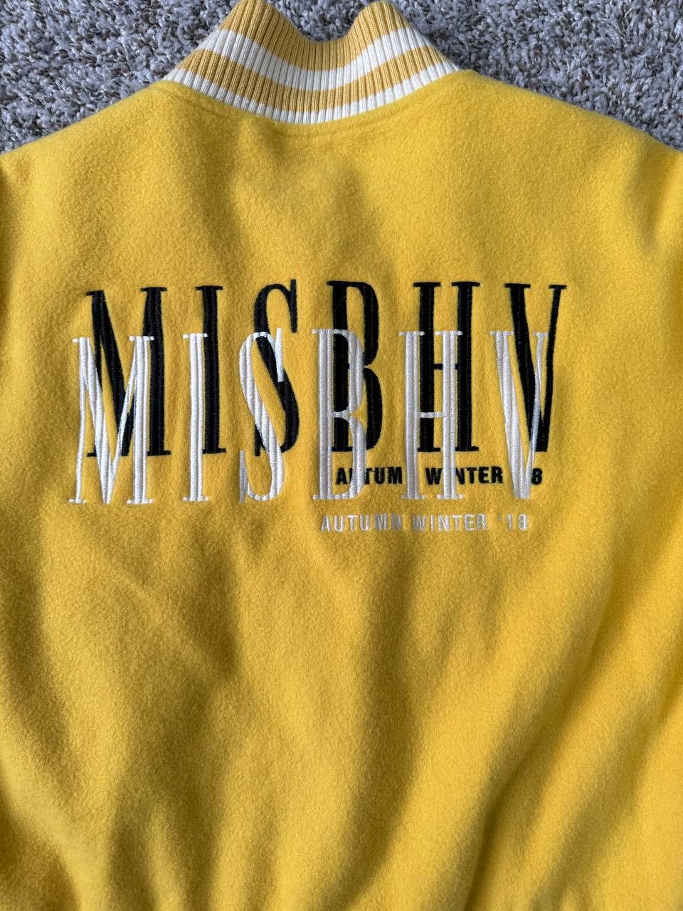 Misbhv Misbhv Contrast Sleeve Varsity Jacket Size US L / EU 52-54 / 3 - 15 Thumbnail