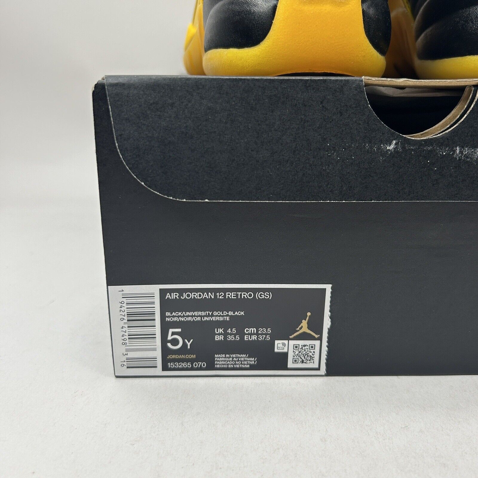Nike Nike Air Jordan 12 Retro GS “University Gold” 2023 Size US 6.5 / IT 36.5 - 5 Thumbnail