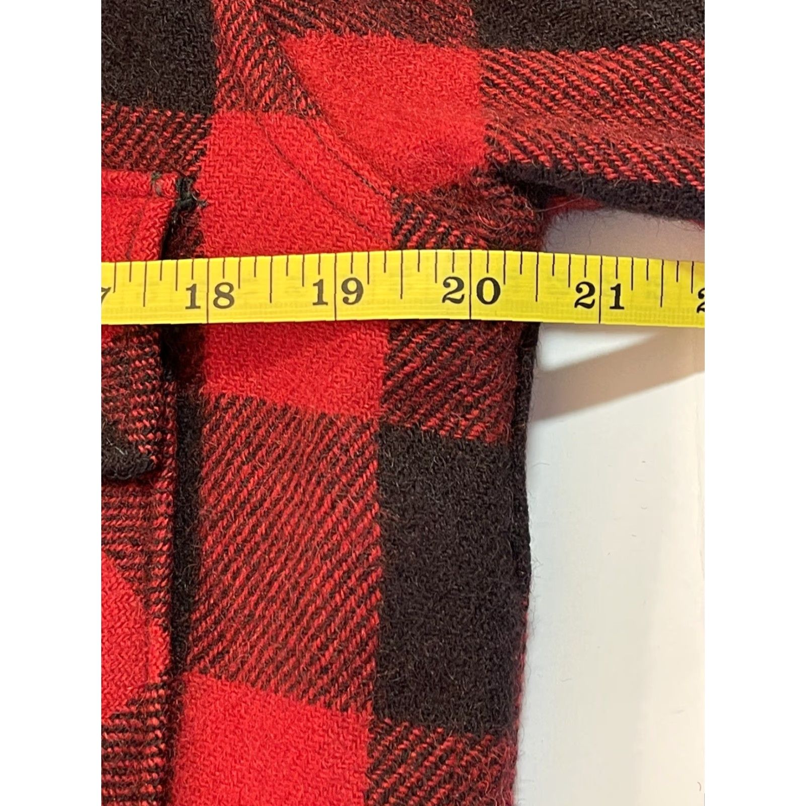 Vintage VINTAGE Uncle Sam 1950s Flannel Shirt Men's Medium Black Red Buffalo Plaid Grunge USA Size US M / EU 48-50 / 2 - 6 Thumbnail