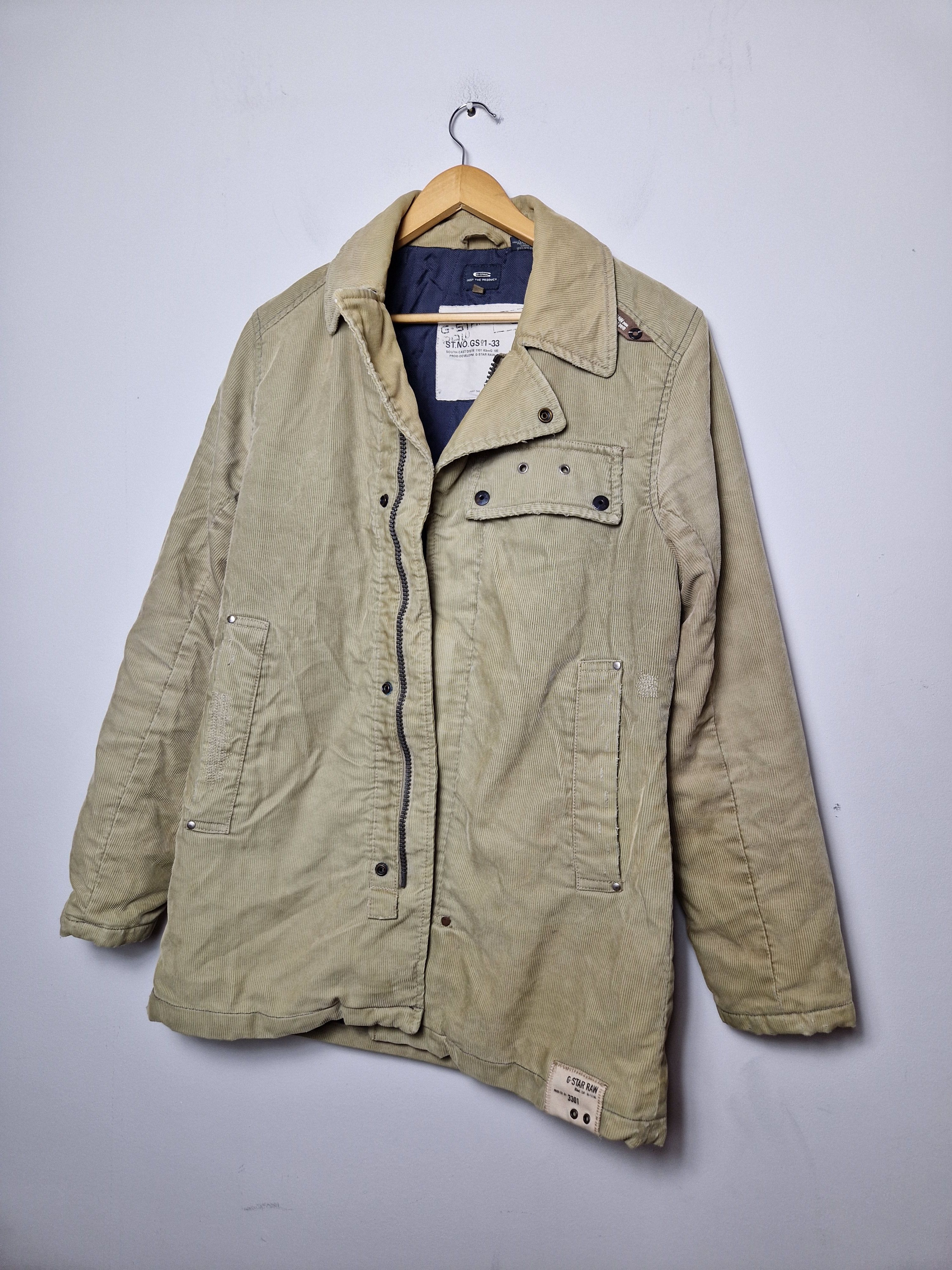 G-Star × Vintage G-Star Raw vintage corduroy jacket Size US L / EU 52-54 / 3 - 3 Thumbnail