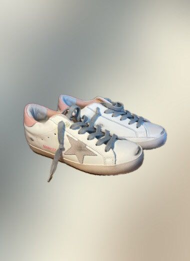 Golden Goose Weiß/Rosa Golden Goose Sneaker Size US 8 / IT 38 - 1 Thumbnail