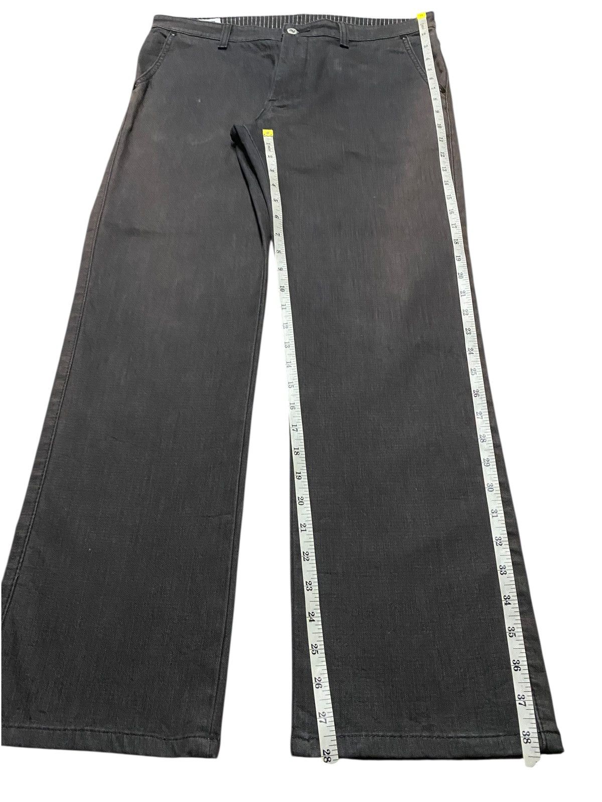 Edwin Vintage Japanese Brand Edwin S403S Black Denim Loose Jeans Size US 34 / EU 50 - 13 Thumbnail