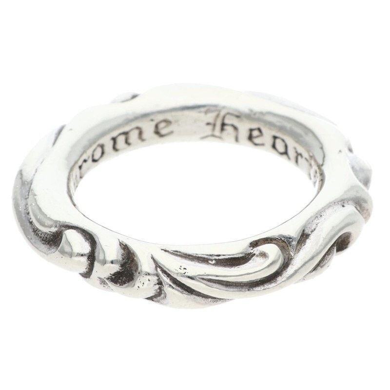 Chrome Hearts Chrome Hearts Scroll Band Silver Ring Size ONE SIZE - 1 Thumbnail