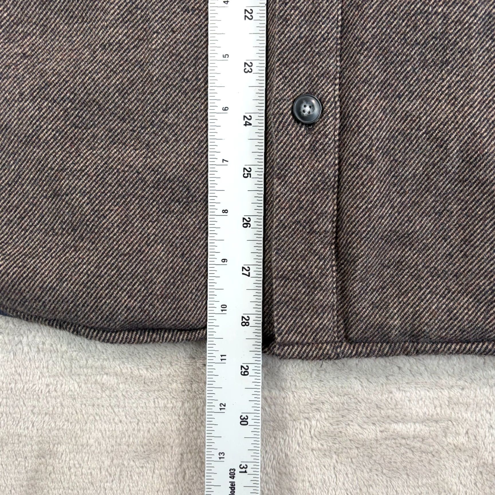 Marine Layer Marine Layer Signature Lined Camping Shirt Medium Brown Mens Long Sleeve Button-Up Collared Flannel Size US M / EU 48-50 / 2 - 7 Thumbnail