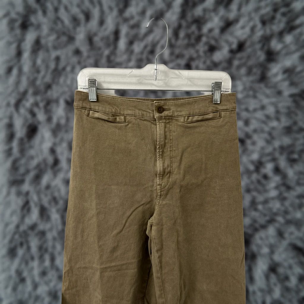 Madewell Madewell Emmett Wide-Leg Crop Pants Womens 28x29 Tan Brown High Rise NP907 Size 28" / US 6 / IT 42 - 1 Thumbnail