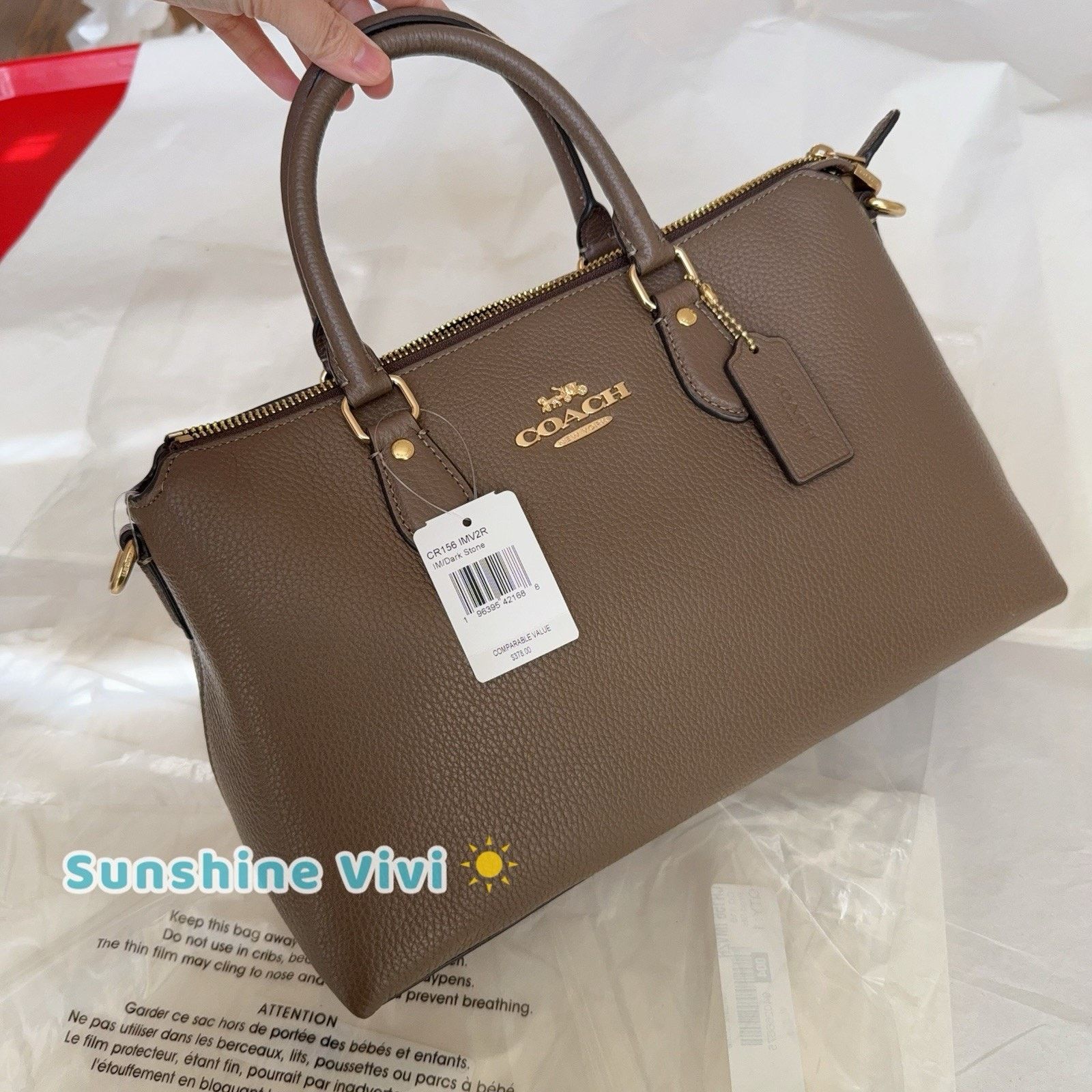 Coach NWT COACH Georgia Satchel leather CR156 Gold/Deep Blue Size ONE SIZE - 4 Thumbnail