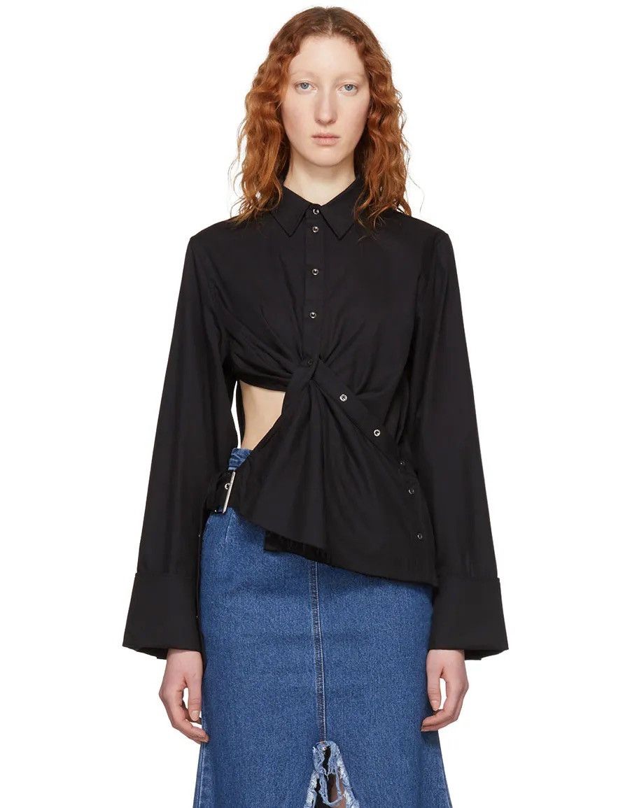 Marques'Almeida Marques’Almeida - SS/23 - Twist Detail Poplin Shirt Size M / US 6-8 / IT 42-44 - 1 Thumbnail