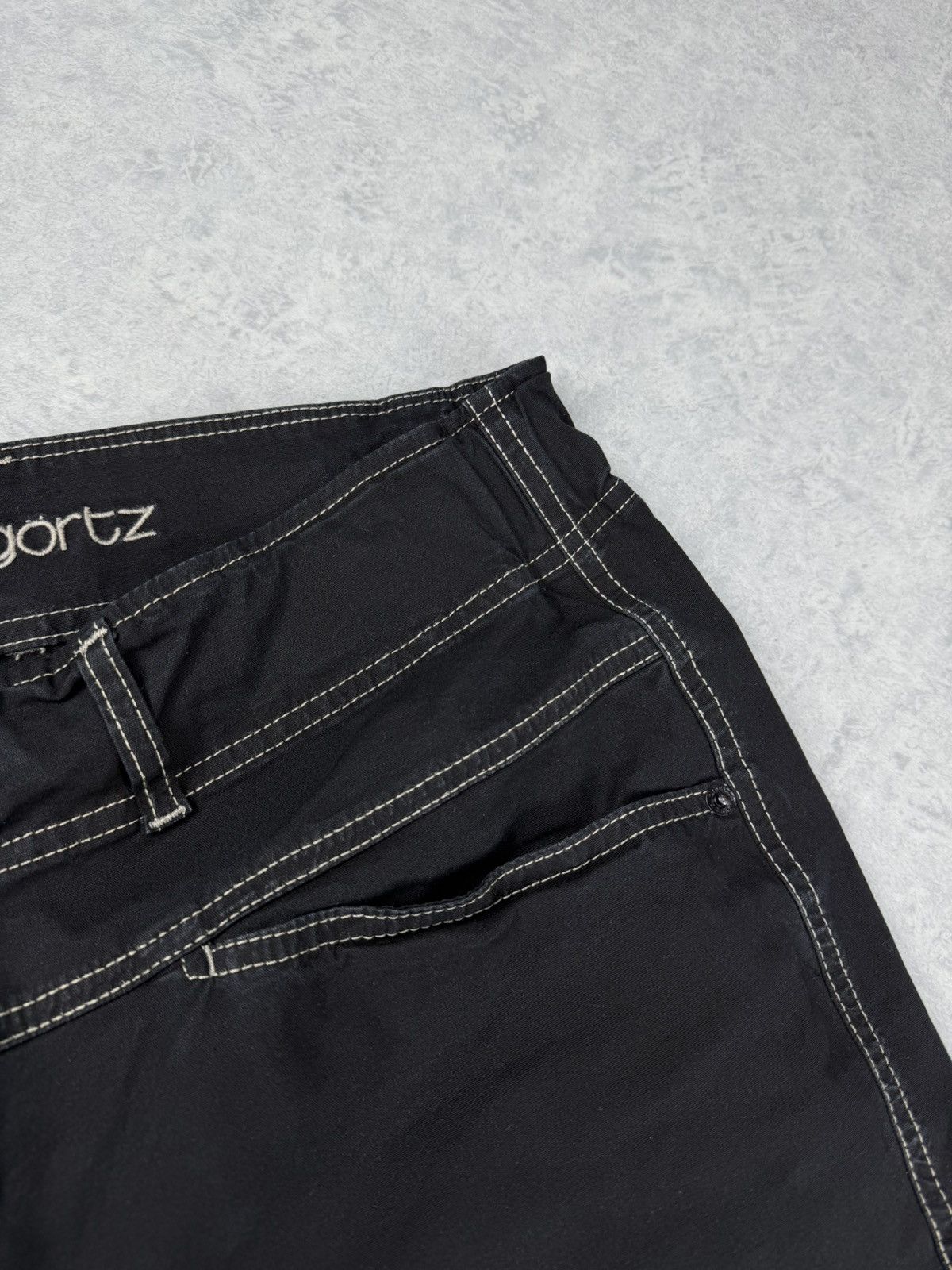 Annette Gortz Annette Gortz Cotton Black Trousers Pants Size 38 Size 26" / US 2 / IT 38 - 6 Thumbnail