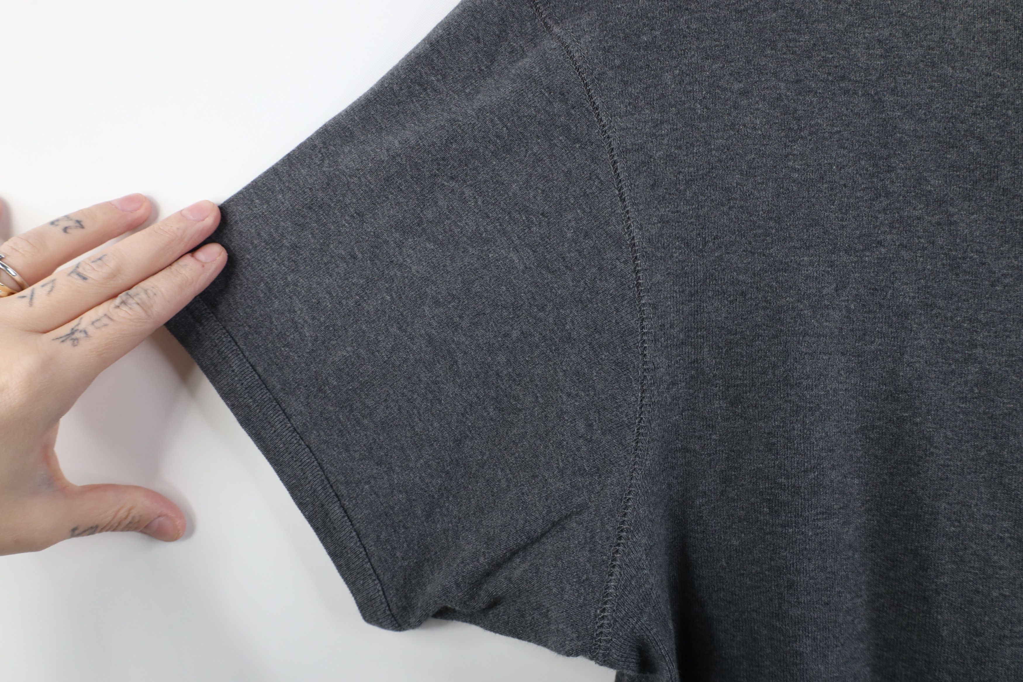 Gap Vintage 90s Y2K Gap Blank Babydoll Ribbed Knit T-Shirt Gray Size US L / EU 52-54 / 3 - 4 Thumbnail