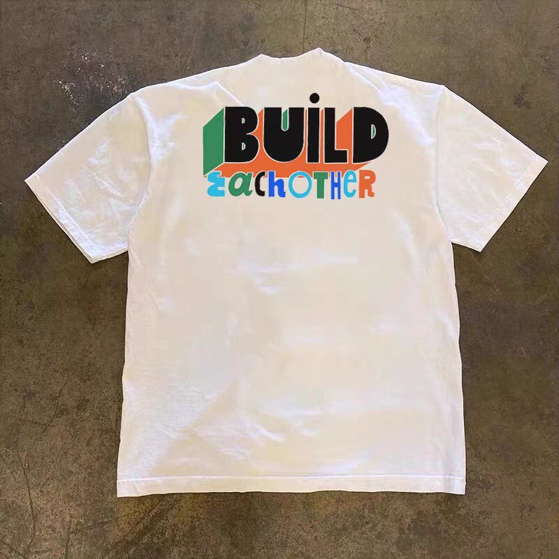 Japanese Brand White Loose Street Print Short Sleeve T-Shirt Size US M / EU 48-50 / 2 - 1 Thumbnail