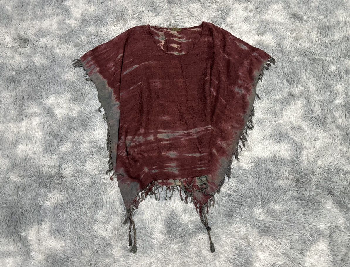 GOA 🔥Y2K Archived Goa Frayed Tie Dye Oversized Shirt Size US XXL / EU 58 / 5 - 7 Thumbnail