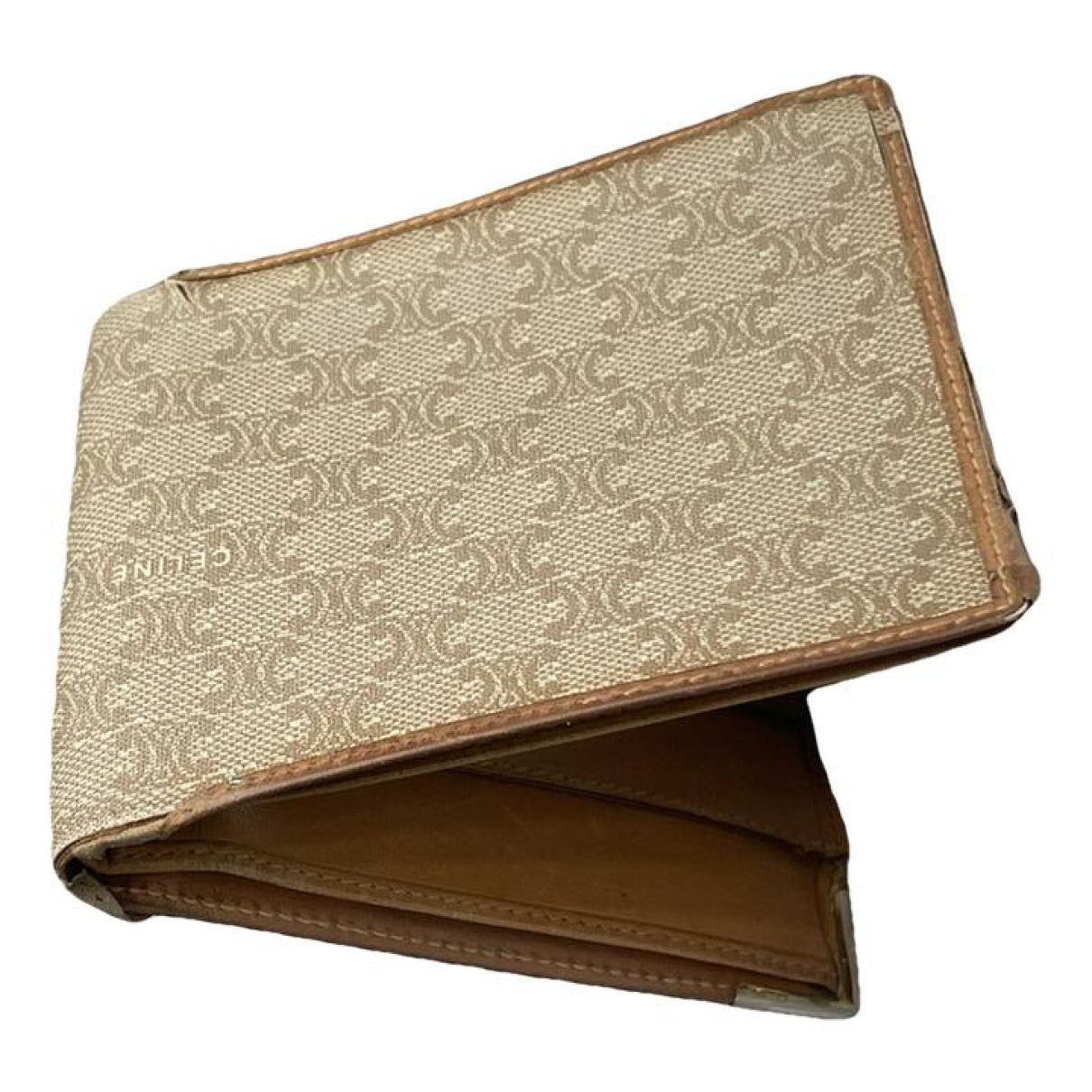 Celine Beige Leather Purse Size ONE SIZE - 1 Thumbnail