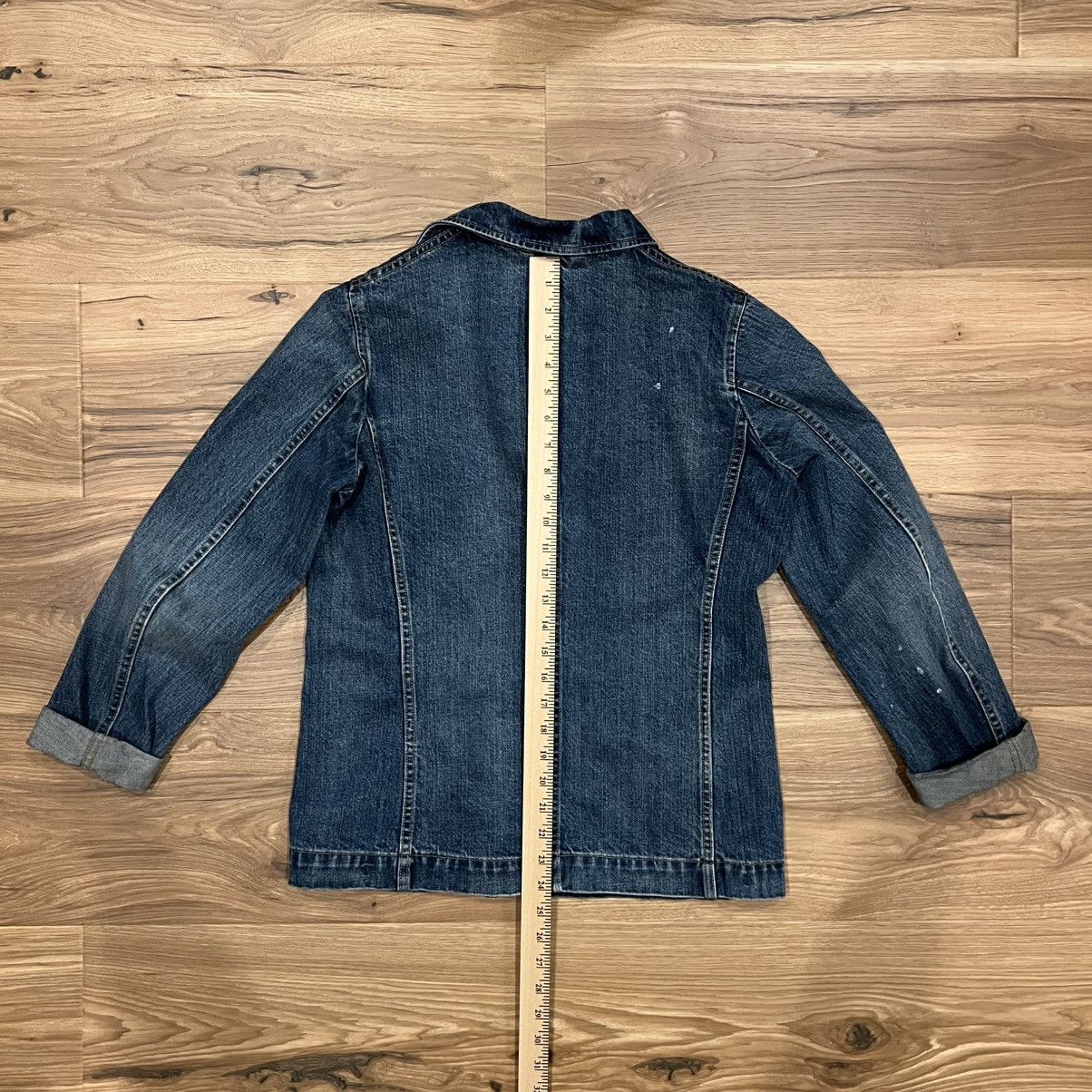 Uniqlo Uniqlo Blue Denim Jacket Distressed Womens Medium Size M / US 6-8 / IT 42-44 - 9 Thumbnail