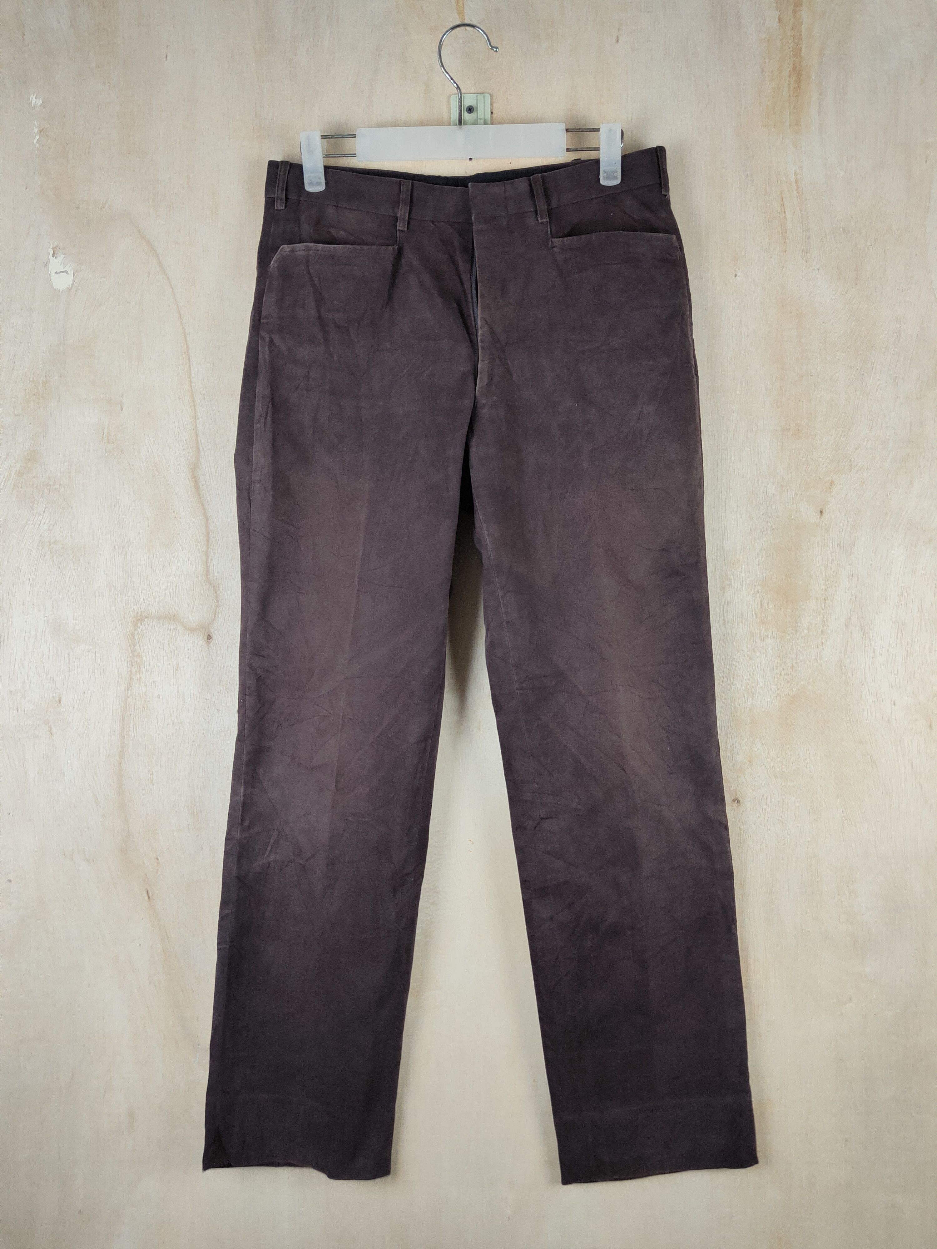 Japanese Brand Japanese Brand Dark Brown Casual Pants #S2505 Size 30" / US 8 / IT 44 - 1 Thumbnail