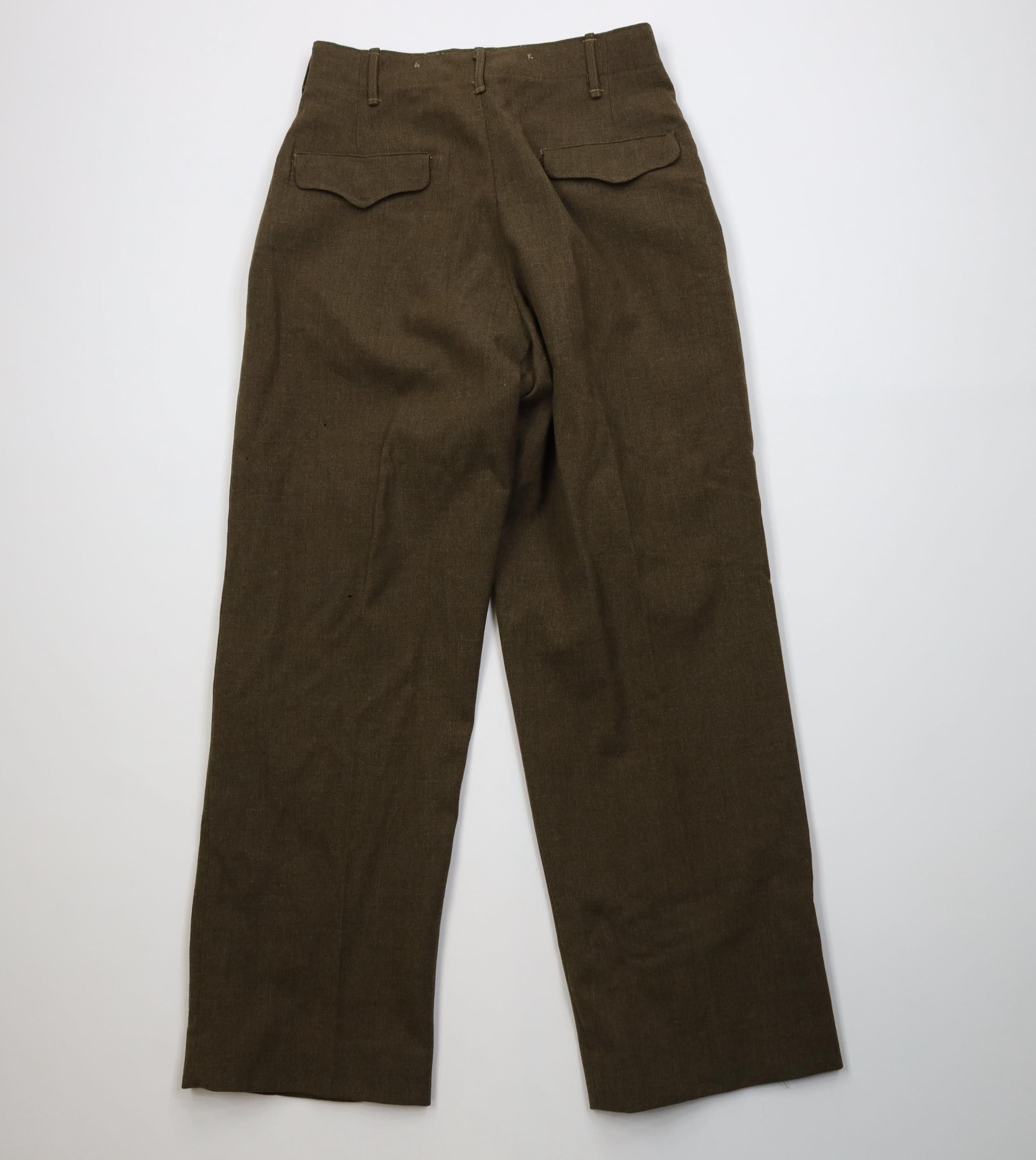Vintage Vintage 50s USGI Korean War 18 oz Wide Leg Pants Green USA Size US 28 / EU 44 - 12 Thumbnail