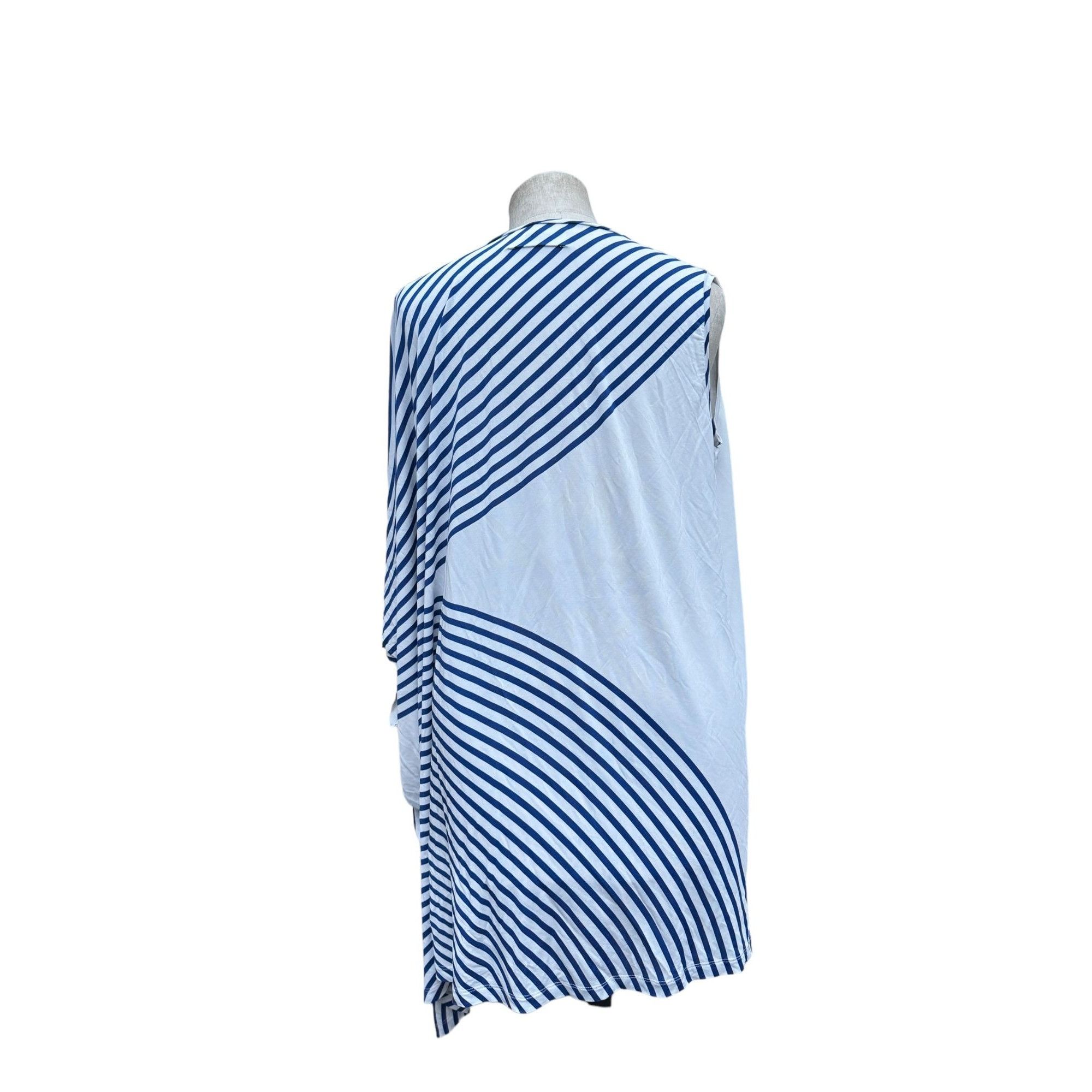 Maison Margiela MM6 Navy White Striped Top Size S / US 4 / IT 40 - 7 Thumbnail