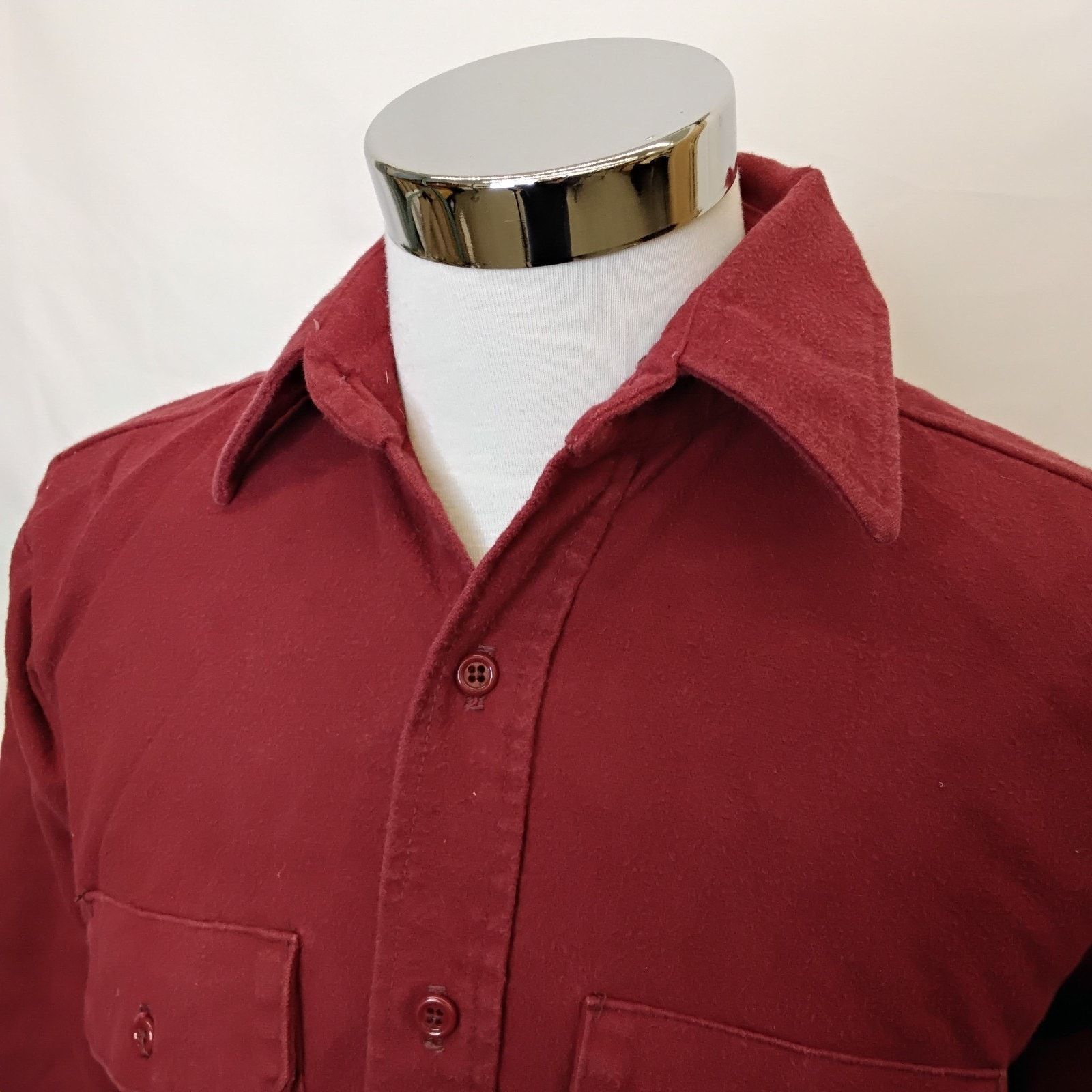 FiveBrother Five Brothers Flannel Shirt Men's 100% Cotton VTG 70's UNION Size US M / EU 48-50 / 2 - 4 Thumbnail