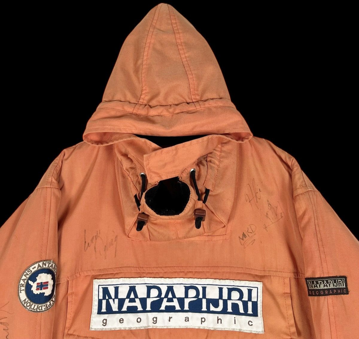Napapijri 🔥VERY RARE Vintage Napapijri Geographic Anorak Jacket Size US S / EU 44-46 / 1 - 3 Thumbnail