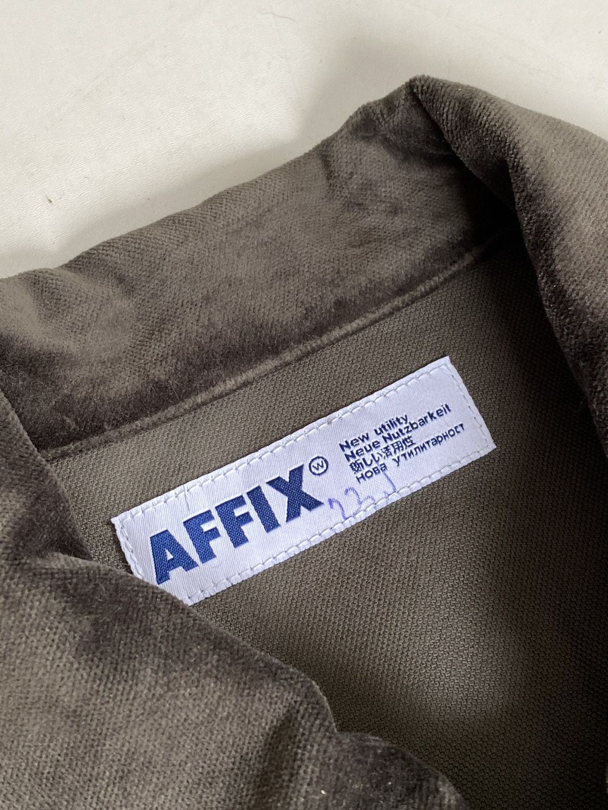 AFFXWRKS 🔥F/W 18 Affix Works (Kiko Kostadinov) Velvet Service Jacket Size US M / EU 48-50 / 2 - 7 Thumbnail