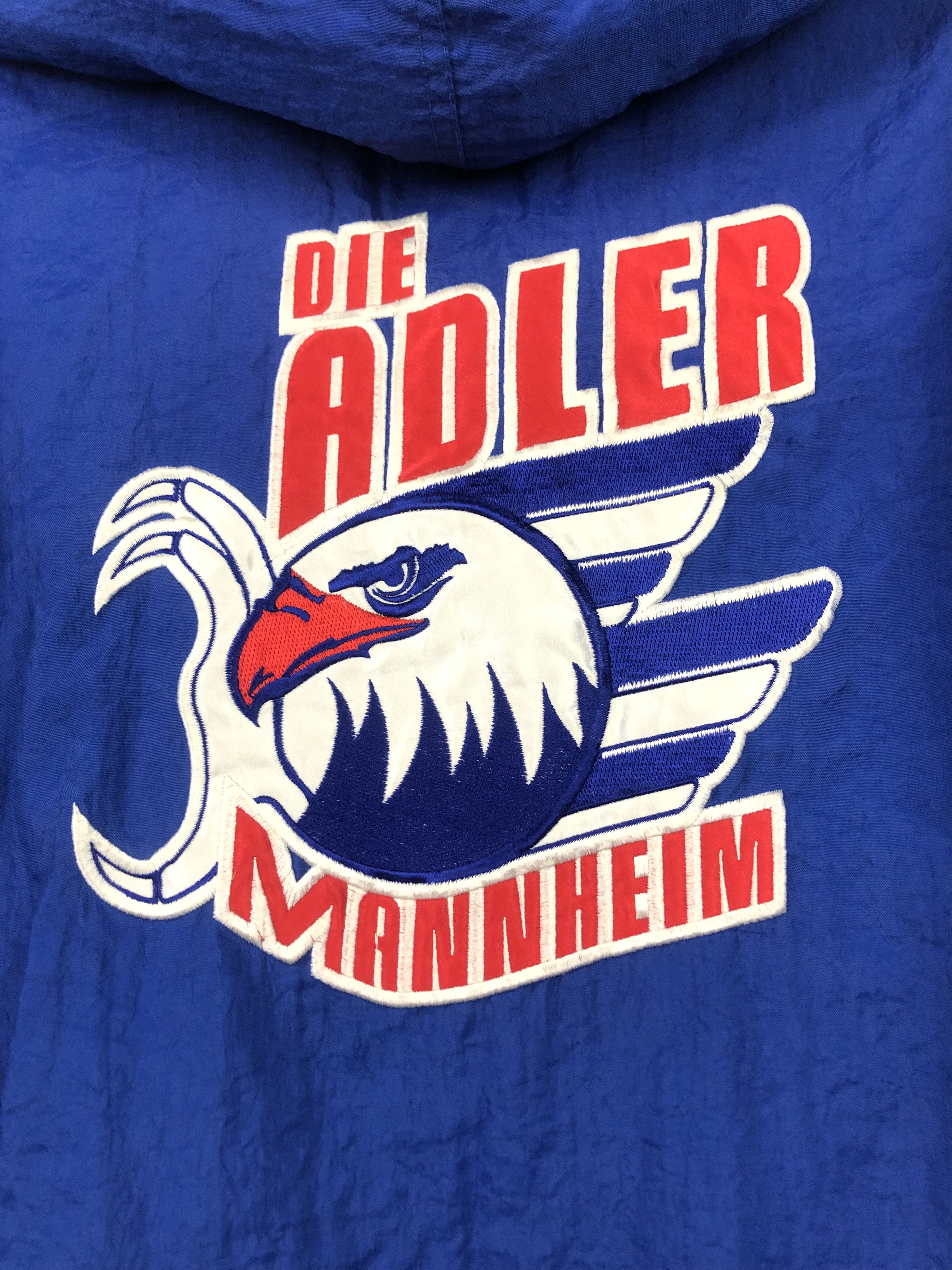 Starter Vintage Starter Die Adler Mannheim Jacket Hockey Rare Hype Size US M / EU 48-50 / 2 - 14 Thumbnail