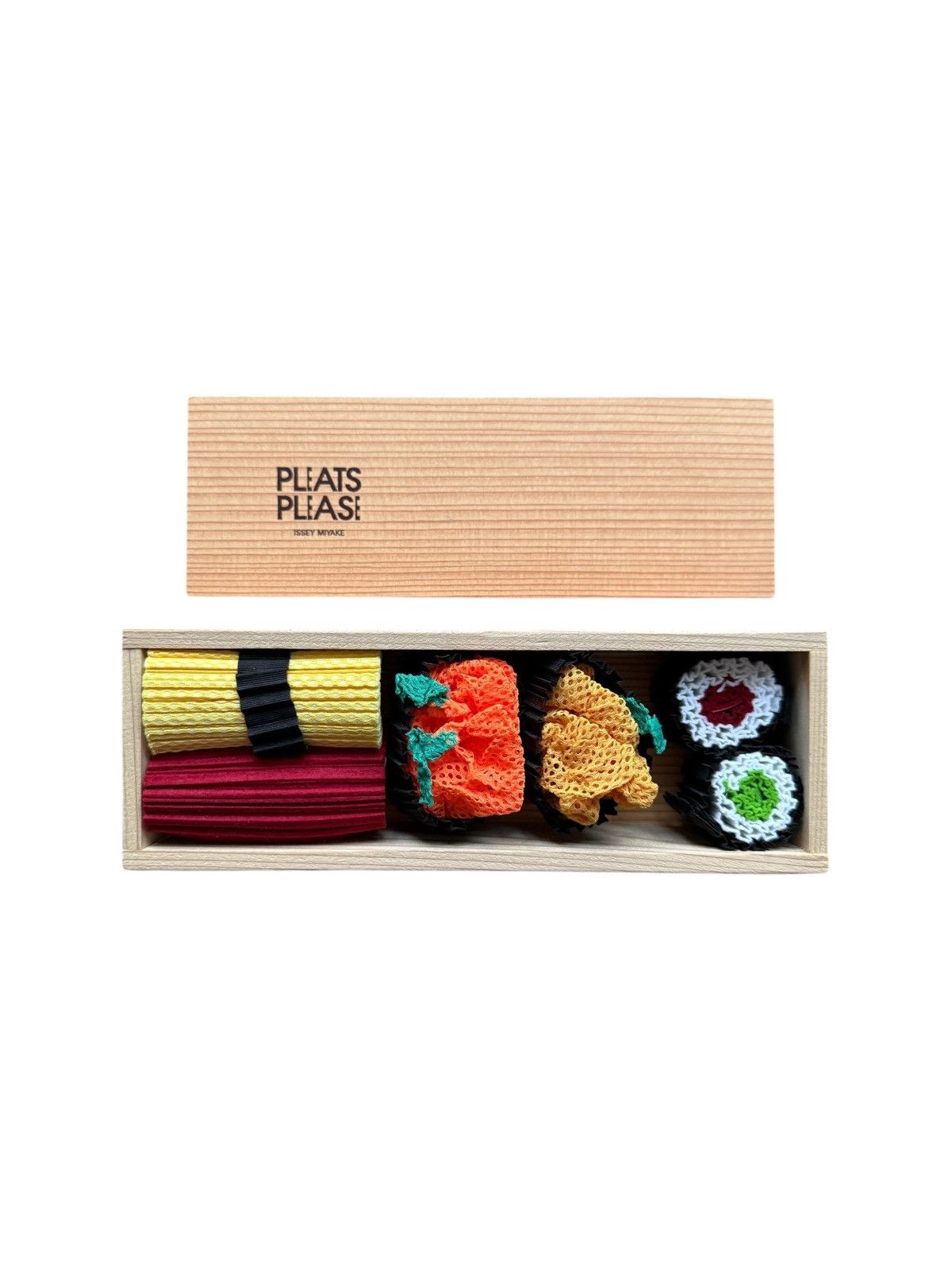RARE Pleats Please Issey Miyake sushi set