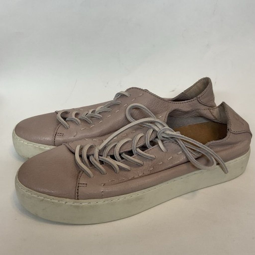 Frye Frye Lena Lilac Leather Low Top Lace Up Sneakers Women 9M Size US 9 / IT 39 - 9 Thumbnail
