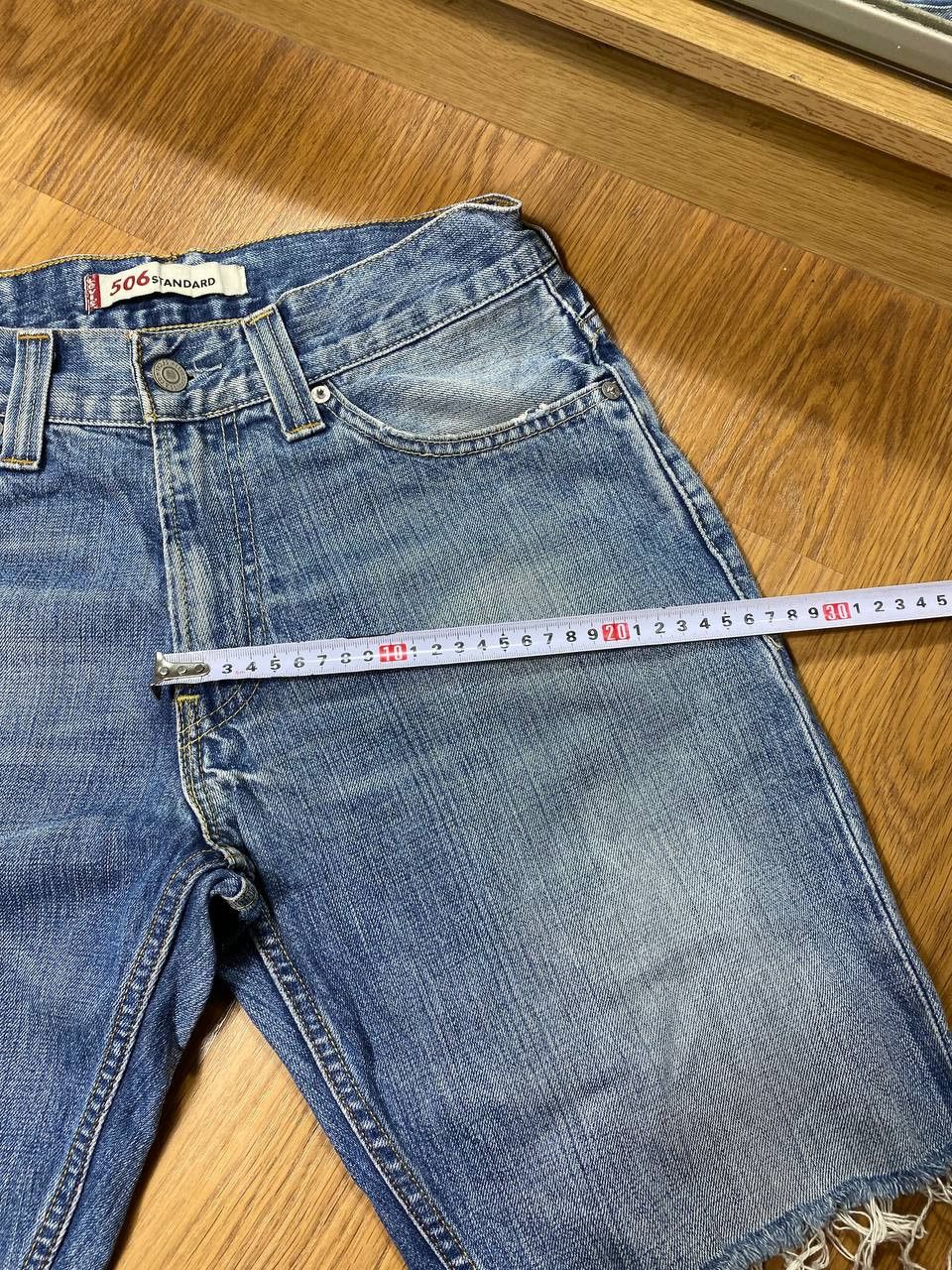 Japanese Brand × Levi's Gothicana Y2K Bondage Gothic Multipocket Cargo Shorts Size US 31 - 8 Thumbnail