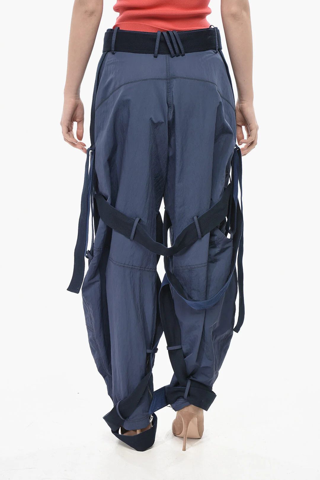 The Attico og1mm0426 Nylon Pant in Blue Size 26" / US 2 / IT 38 - 2 Thumbnail
