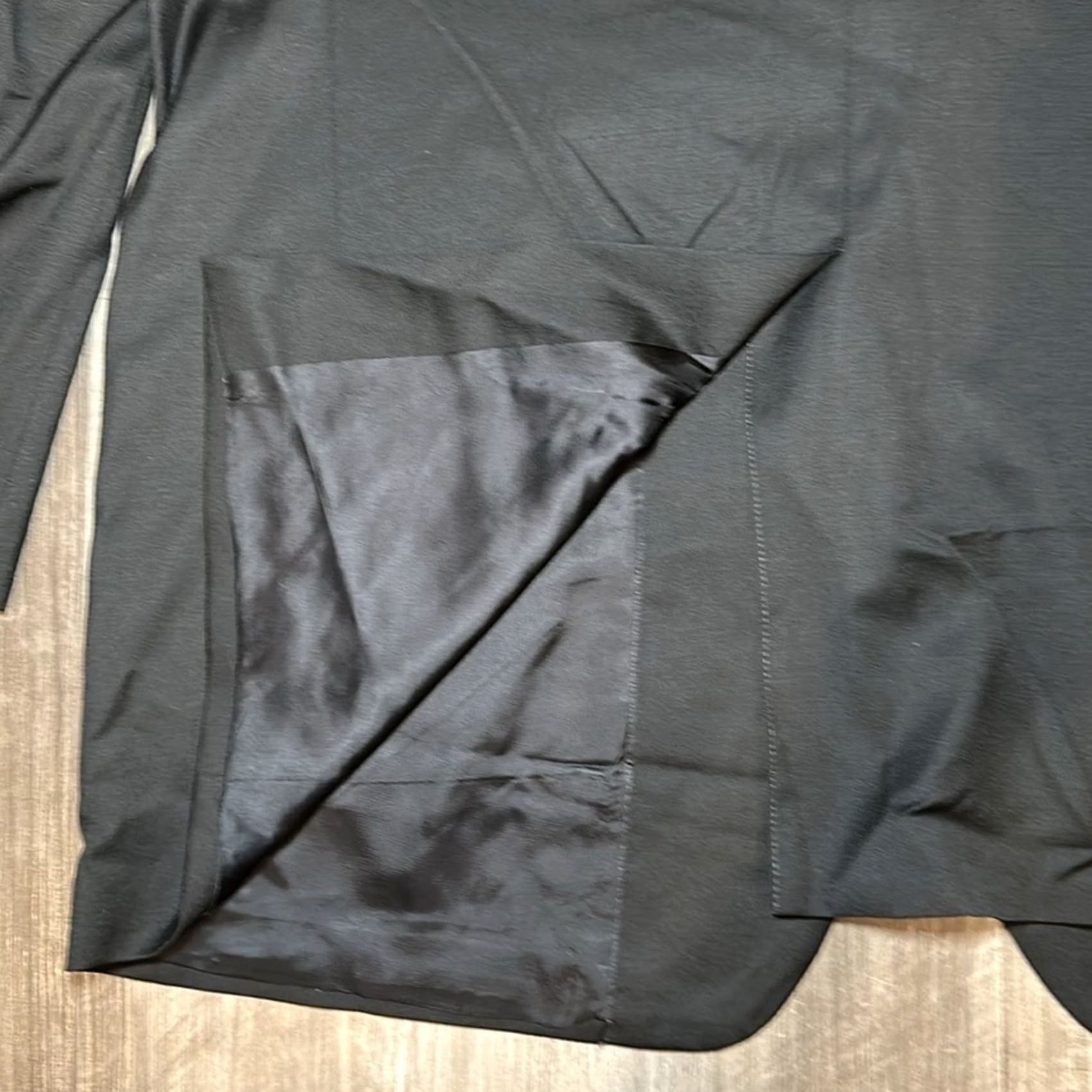 Brooks Brothers Brooks Brothers 1818 Madison Three Button Sport Coat Suit Jacket Black Mens 46 Regular Wool 2 Piece 45R 34L Size 46R - 4 Thumbnail