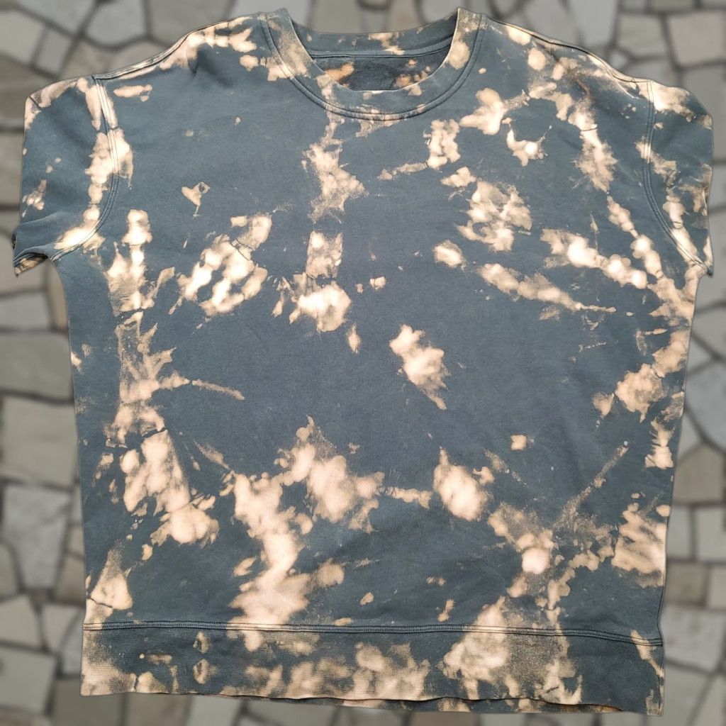 Lululemon Lululemon Womens Sweatshirt L Gray Perfectly Oversized Crew Acid Wash Tie Dye Size L / US 10 / IT 46 - 1 Thumbnail