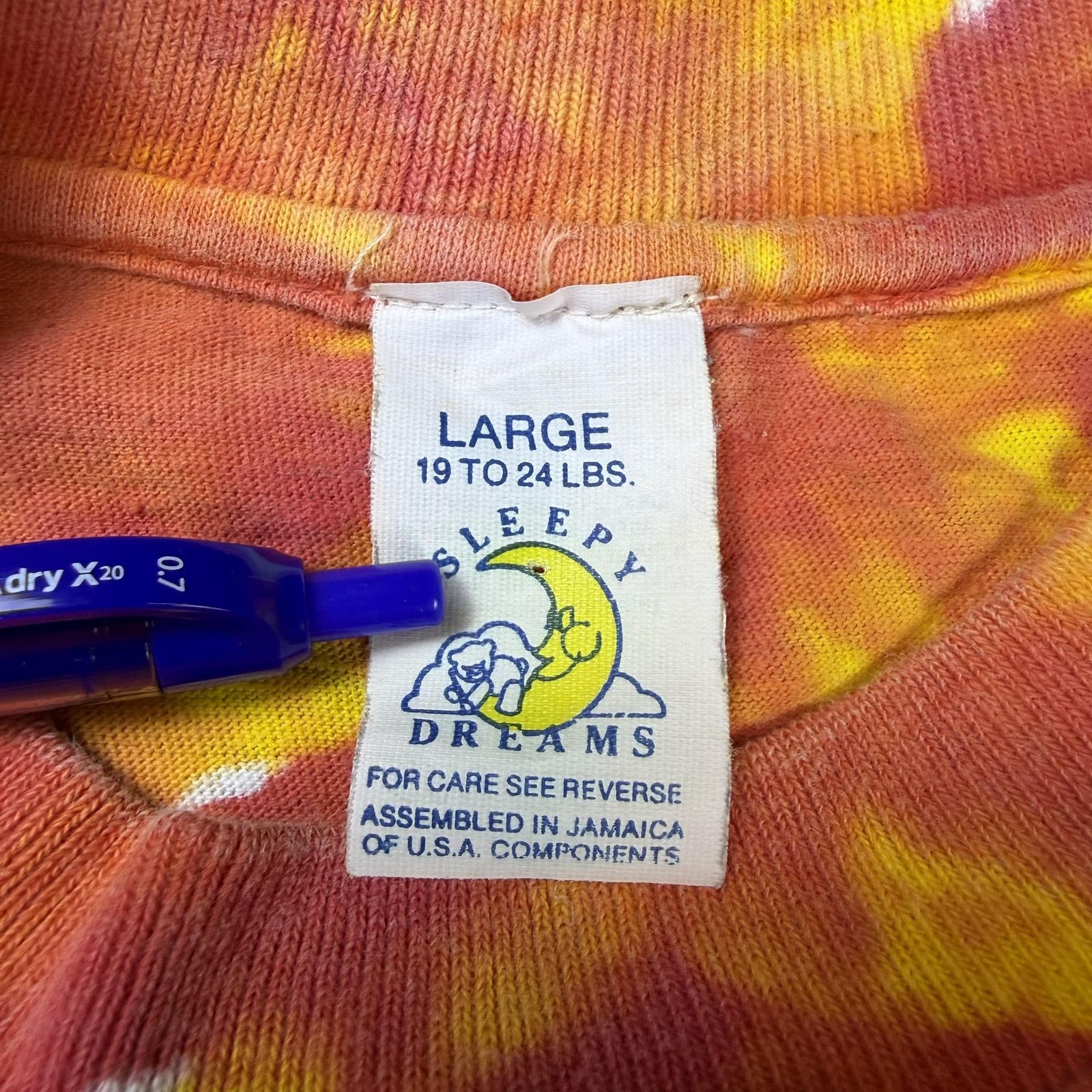 Vintage Vintage 80s Jamaica Tie-Dye T-Shirt Large Single Stitch Size US L / EU 52-54 / 3 - 5 Thumbnail