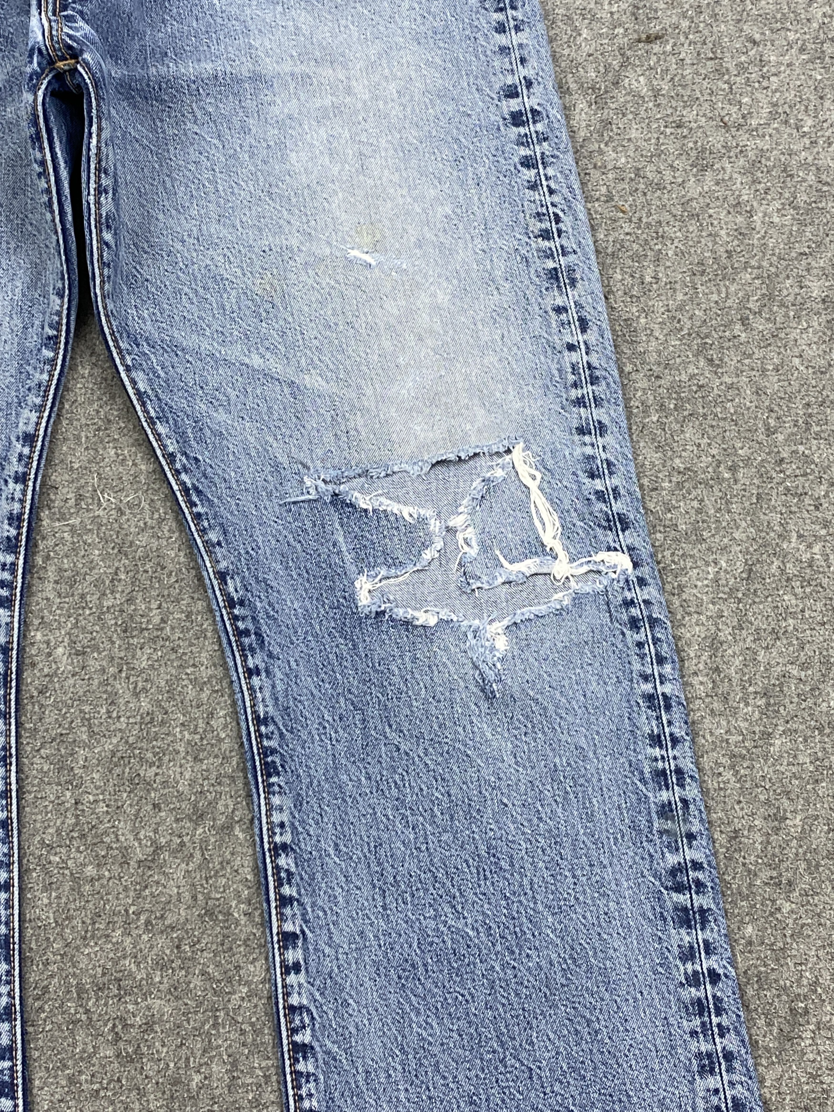Levi's Vintage Levis 501 Distressed Jeans DP2798 Size US 38 / EU 54 - 13 Thumbnail