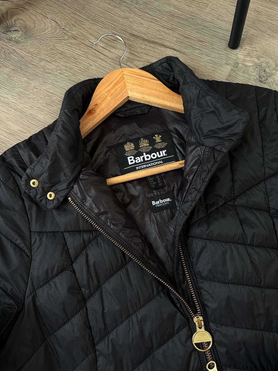 Barbour Vintage Barbour International Quilted Jacket Black Moto Size US M / EU 48-50 / 2 - 7 Thumbnail